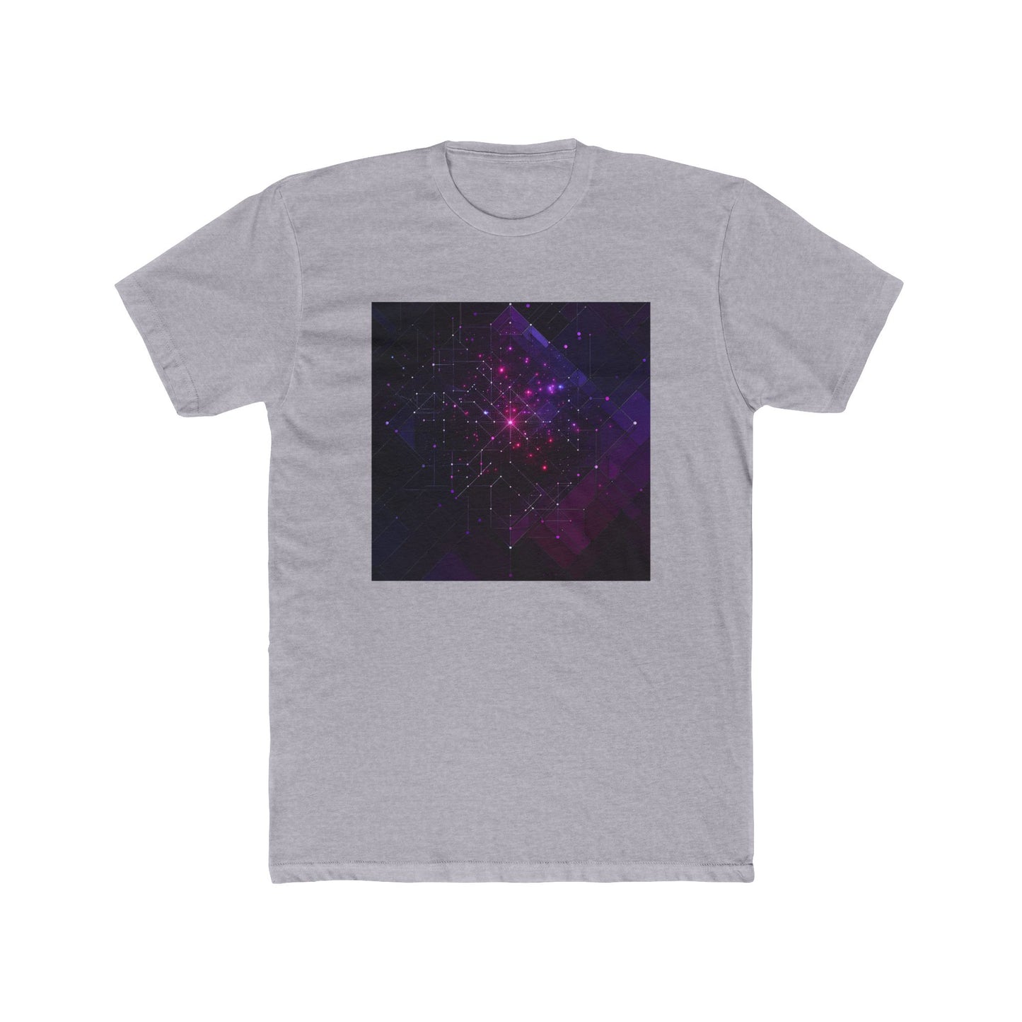 Celestial Currents: Galactic Waveform Network Tee T-Shirt