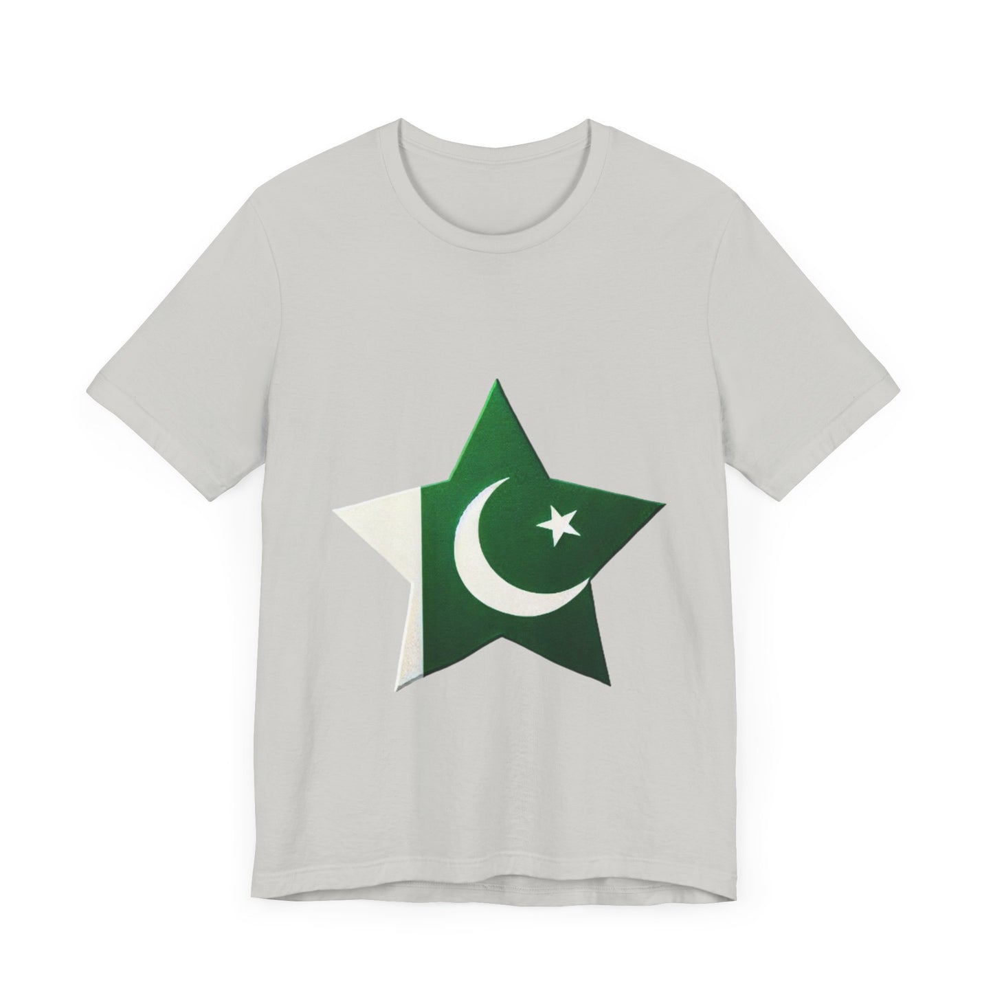 Pakistan flag design [Unisex Jersey Short Sleeve Tee]