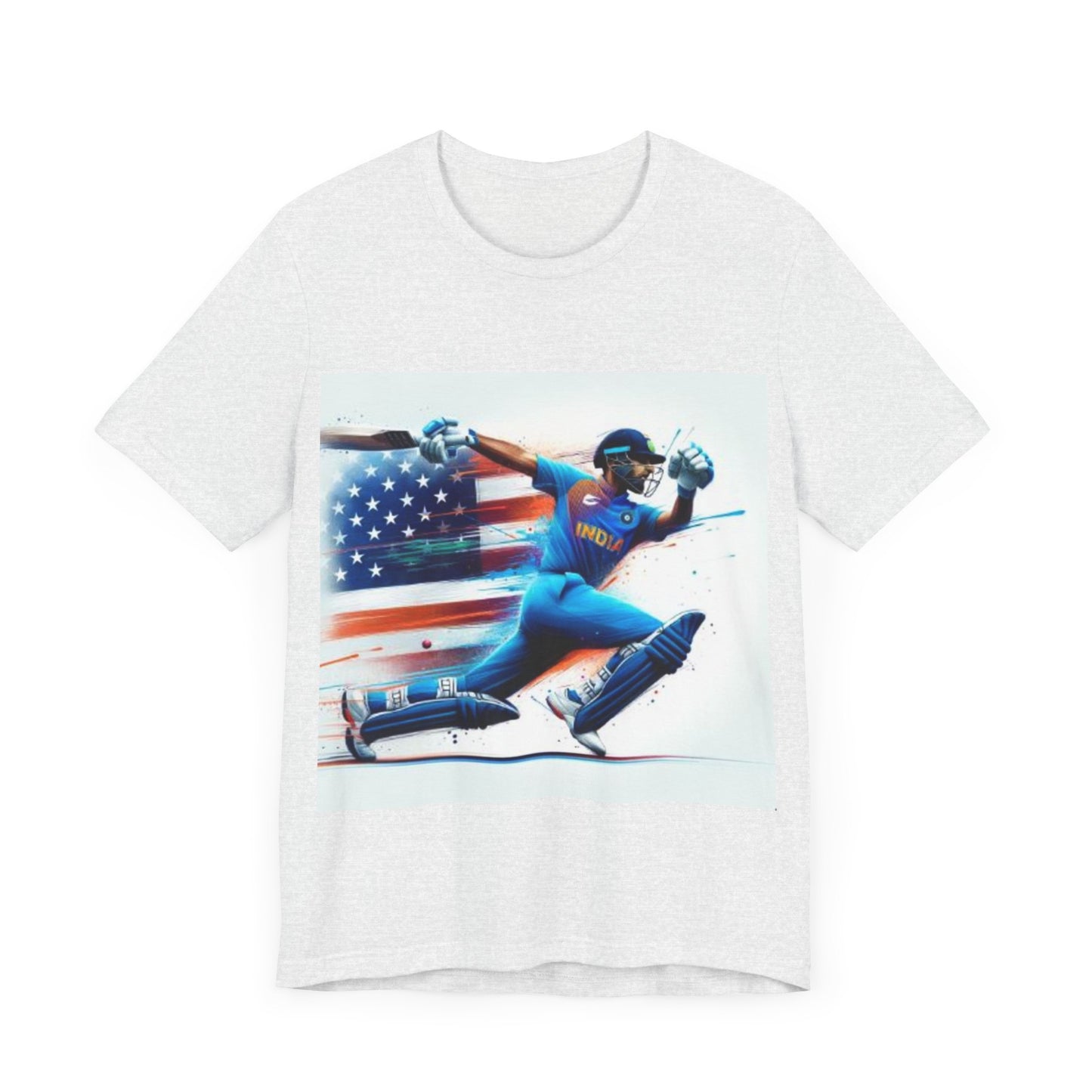 Cricket USA World Cup Indian Team Design Unisex Jersey Short Sleeve Tee