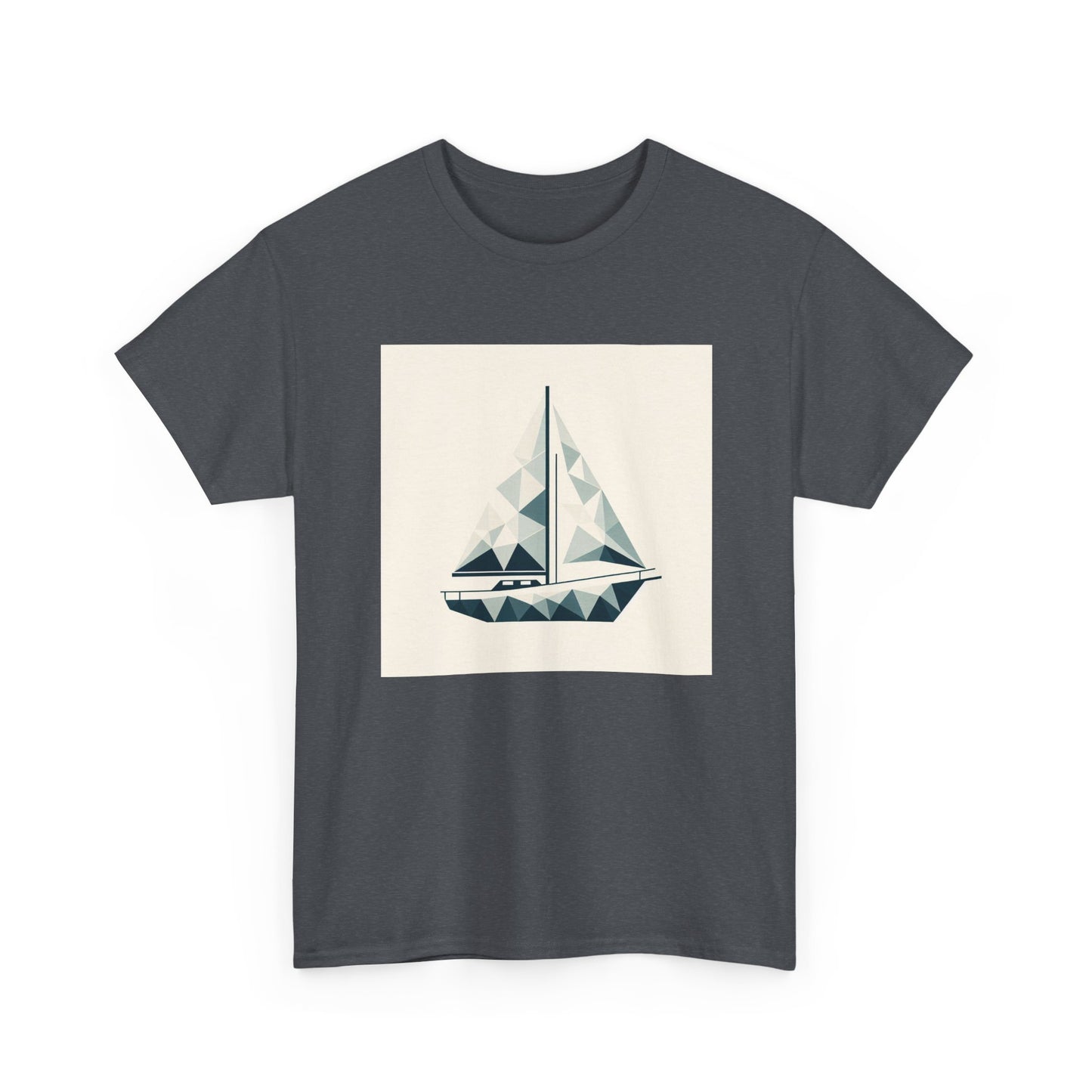 Sailing in Simplicity: Triangle Voyage Tee T-Shirt