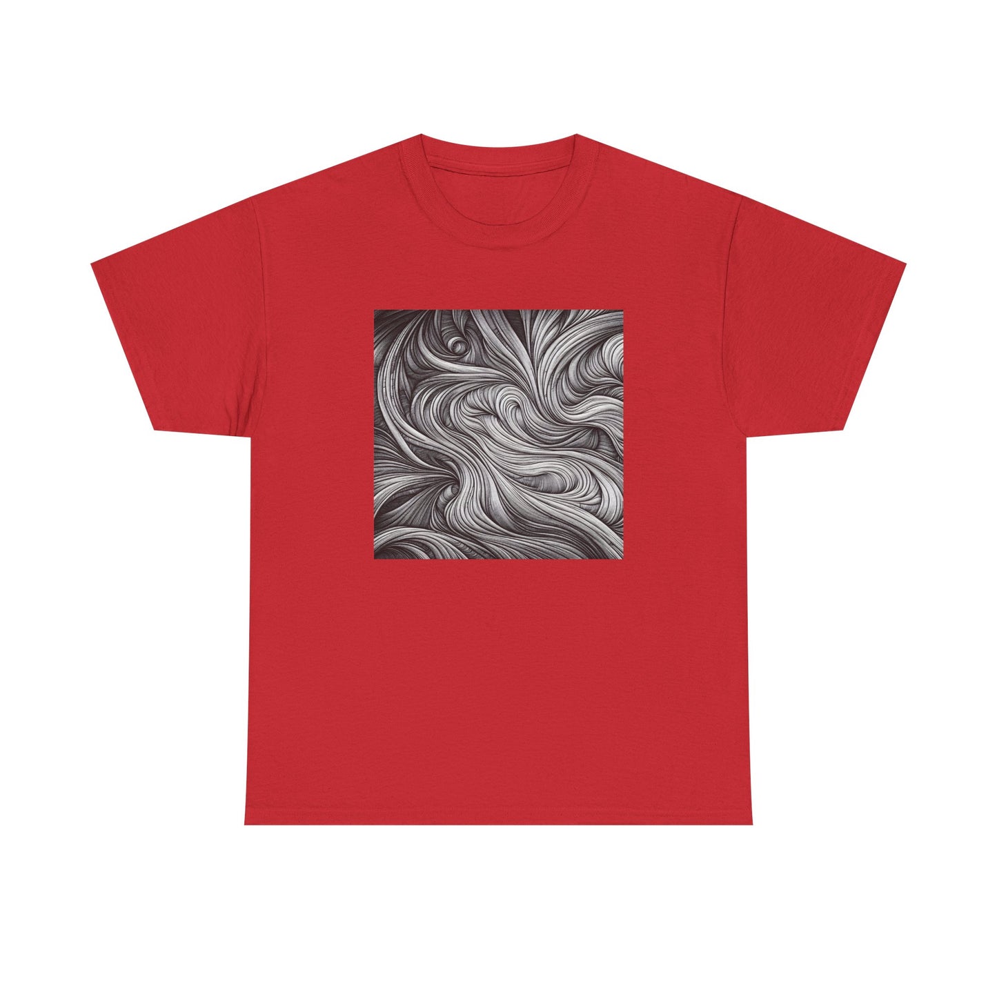 Flowing Lines: Art in Motion, Worn with Style T-Shirt