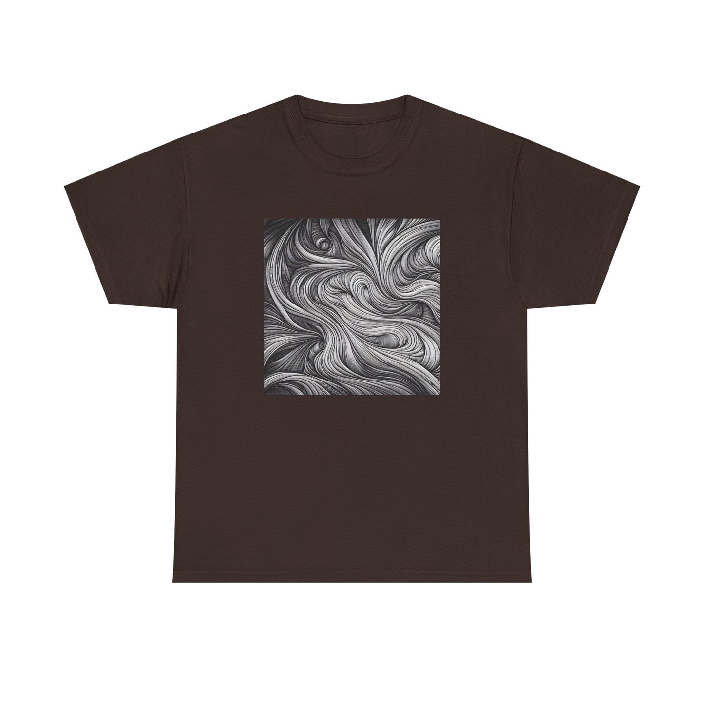 Flowing Lines: Art in Motion, Worn with Style T-Shirt