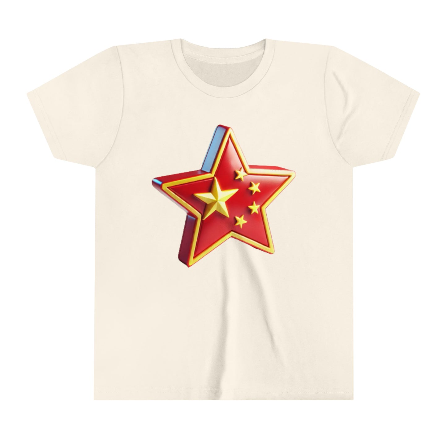 China flag Design(Youth Short Sleeve Tee)