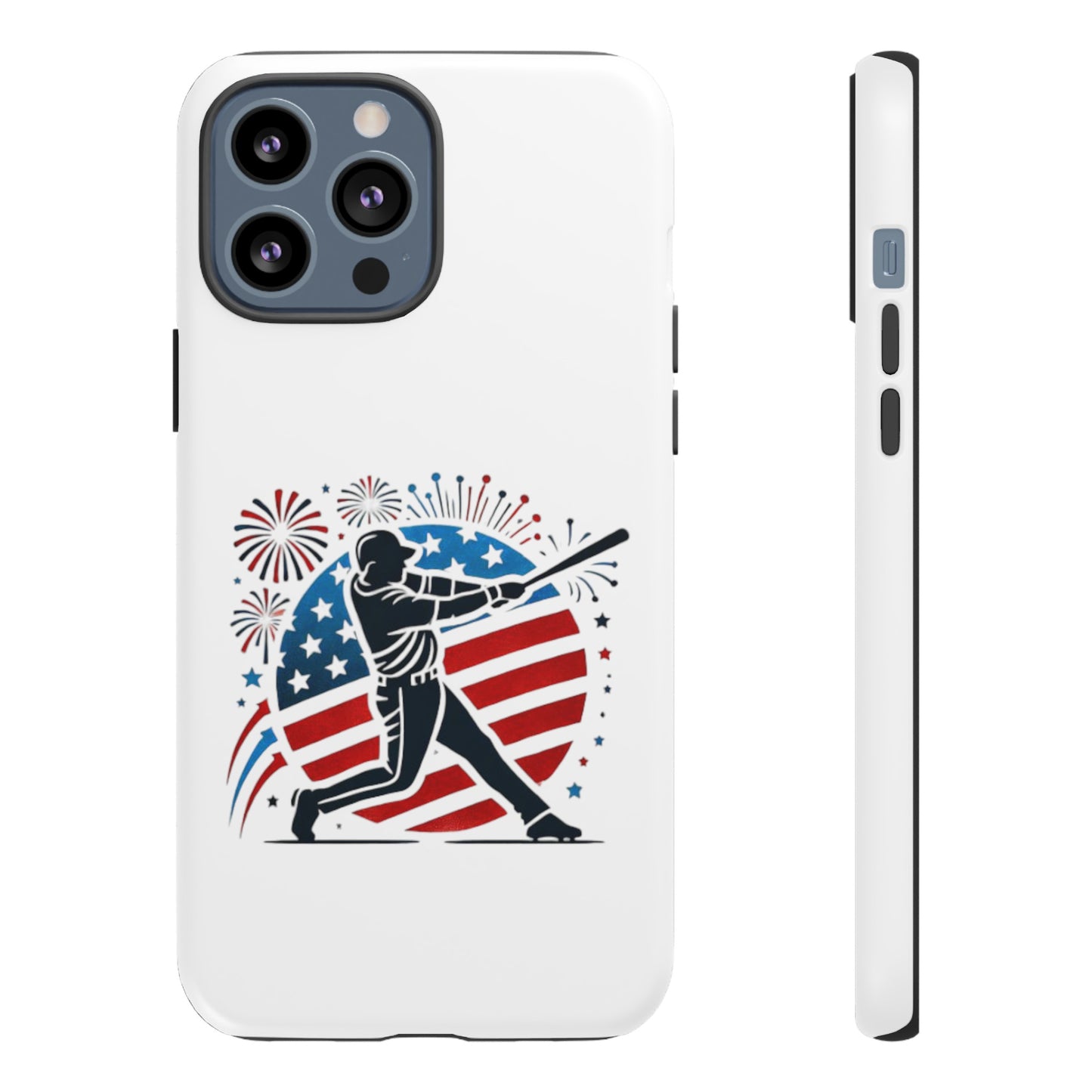 July 4th Baseball design Tough Cases