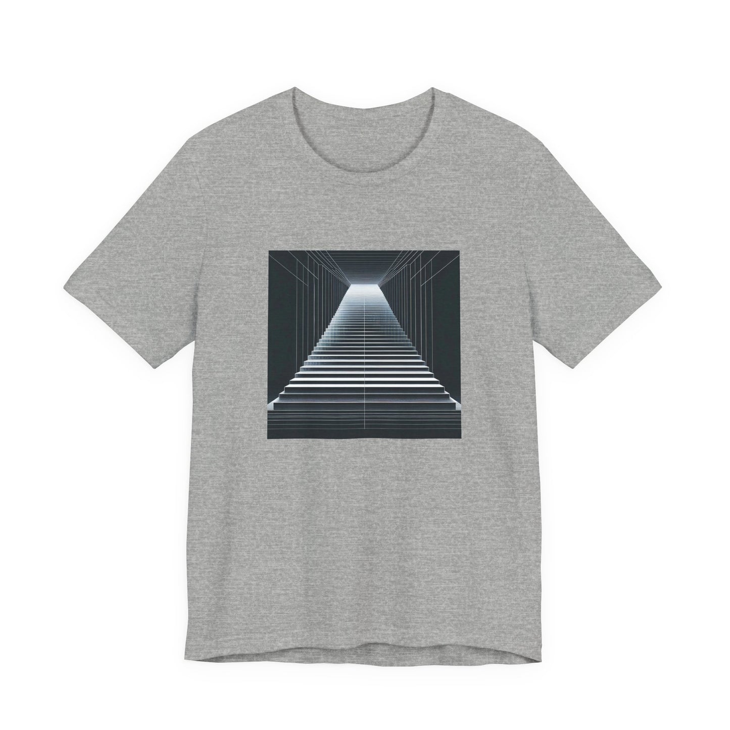 Steps into the Abyss: Vector Darkness Unveiled T-Shirt
