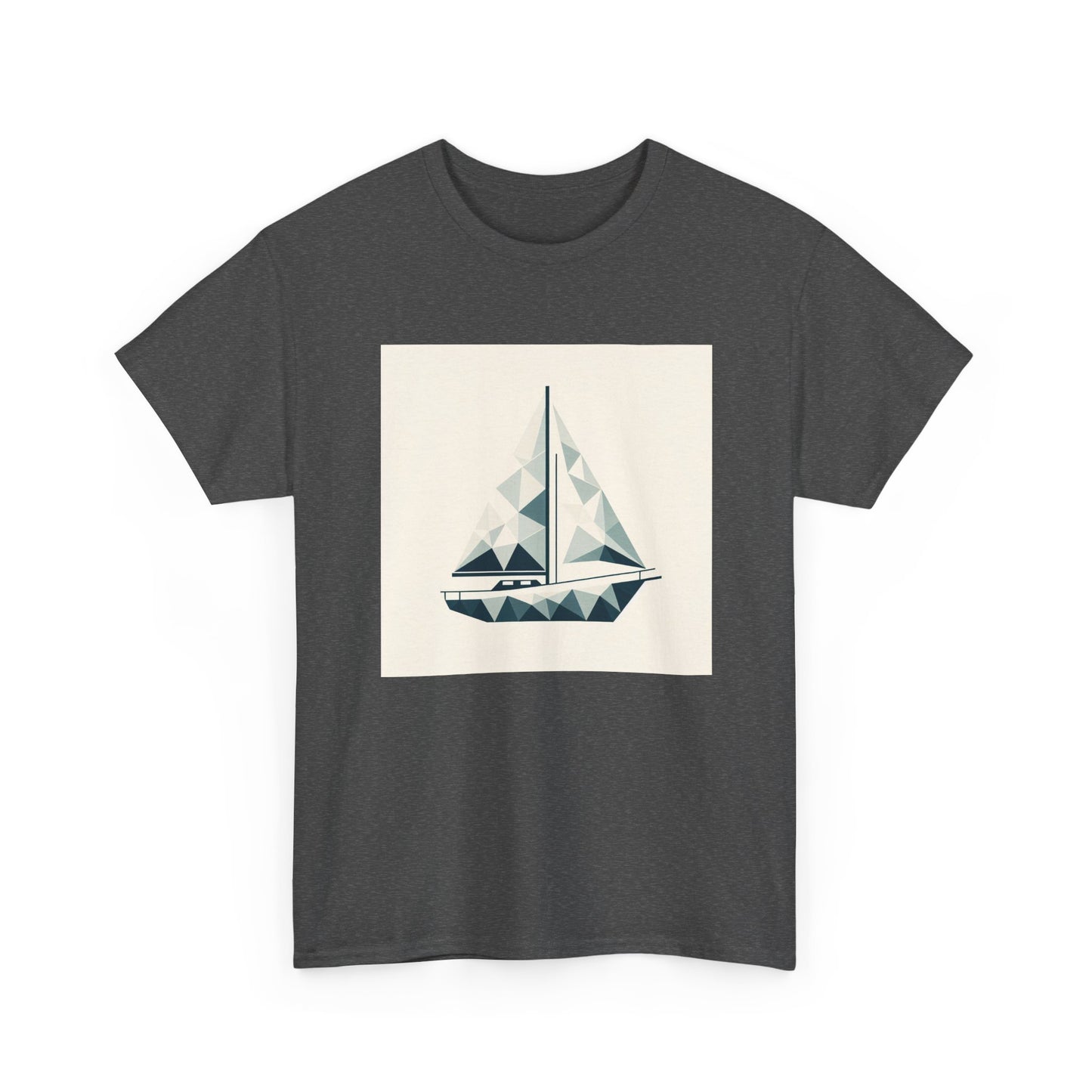 Sailing in Simplicity: Triangle Voyage Tee T-Shirt