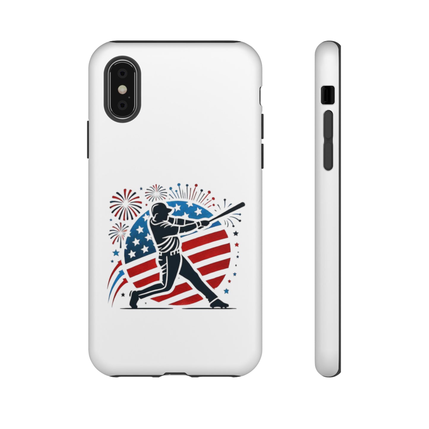 July 4th Baseball design Tough Cases
