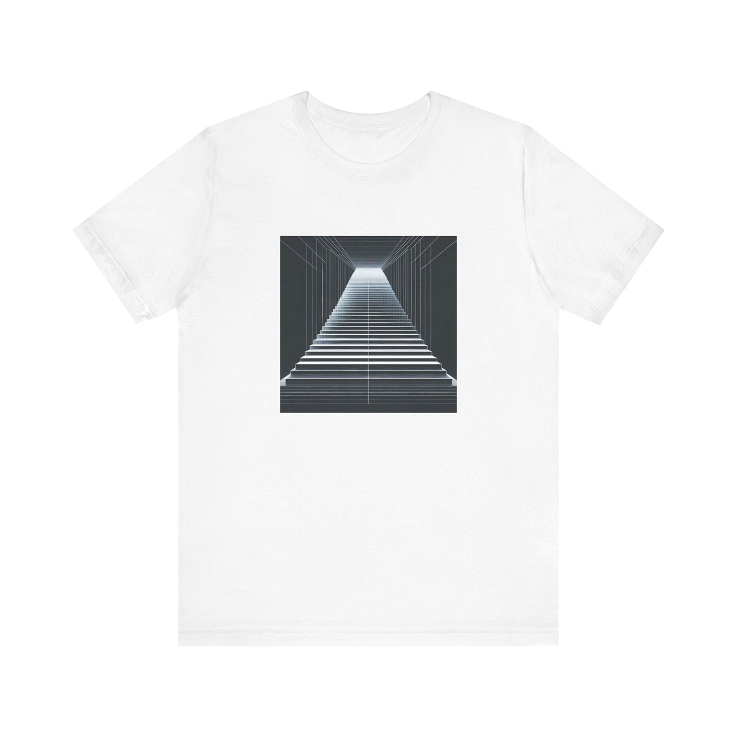 Steps into the Abyss: Vector Darkness Unveiled T-Shirt