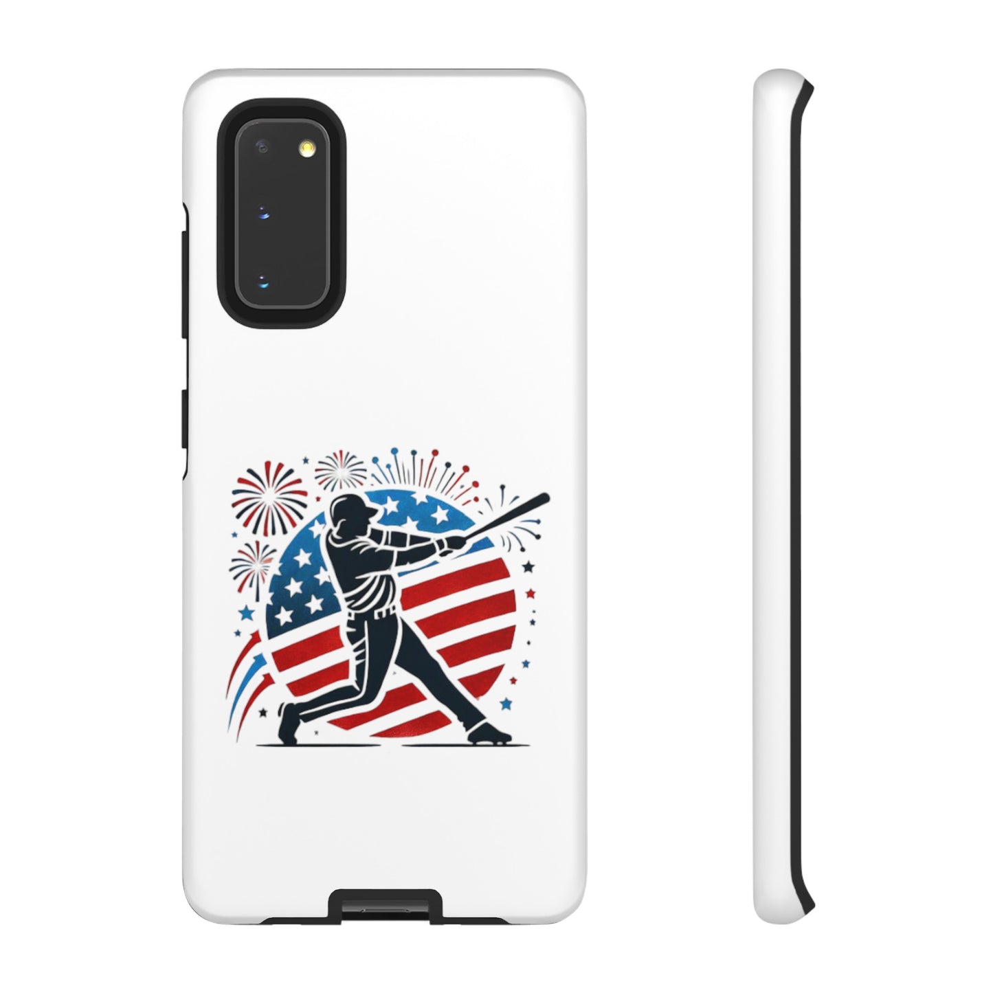 July 4th Baseball design Tough Cases
