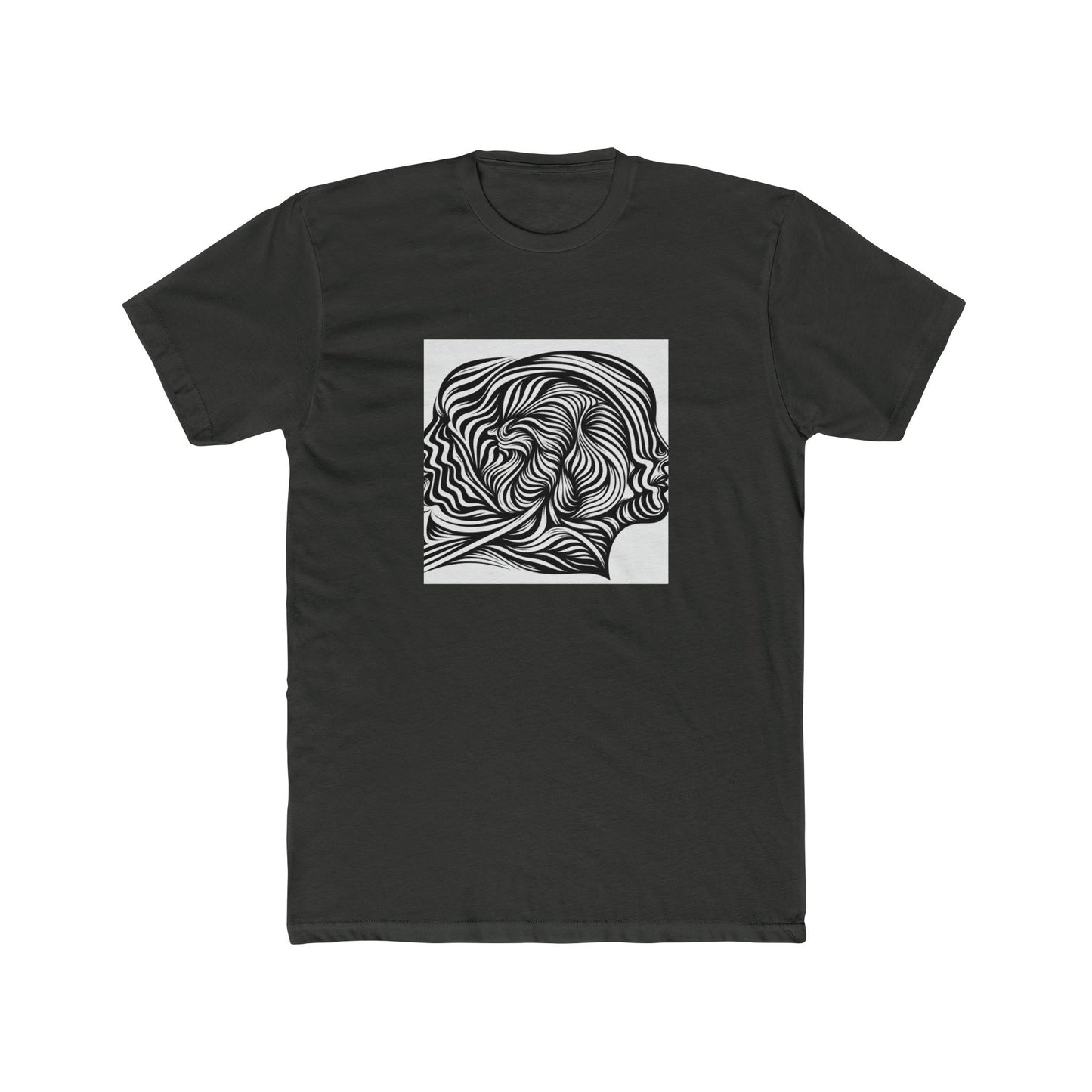 Lines in Motion: Illusionary Stripes T-Shirt Design T-Shirt