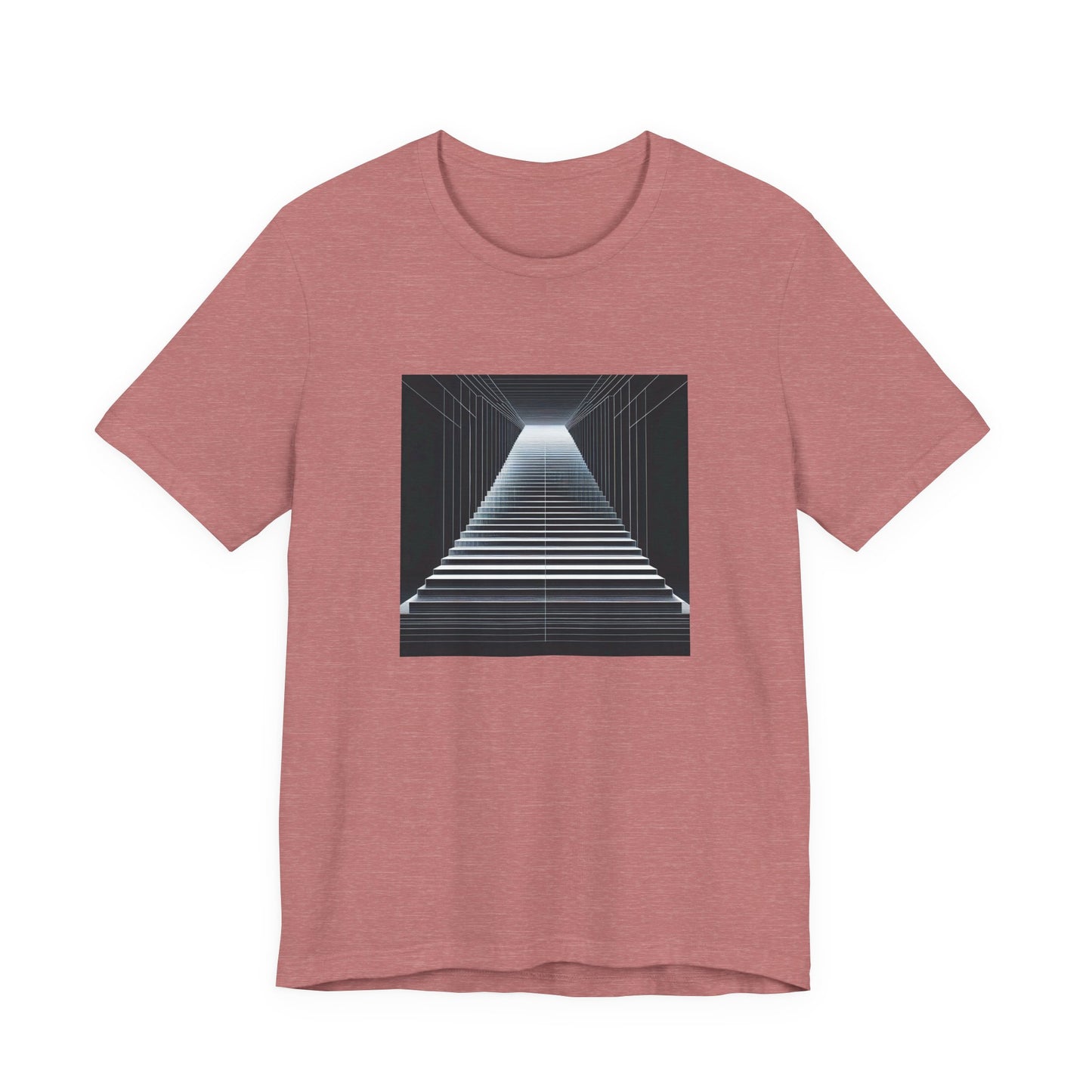 Steps into the Abyss: Vector Darkness Unveiled T-Shirt