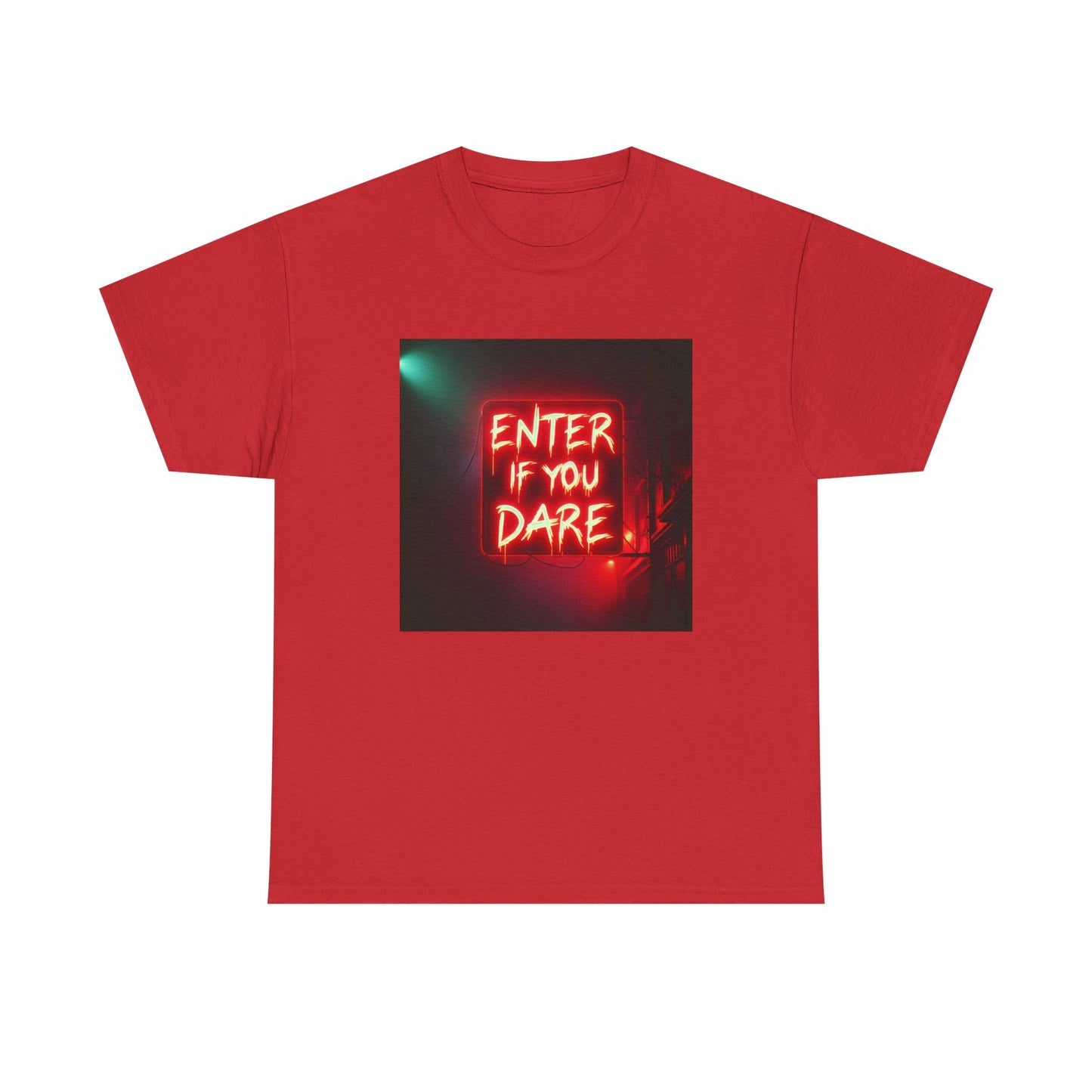 Dare to Enter: Neon Nightmare Awaits You T-Shirt