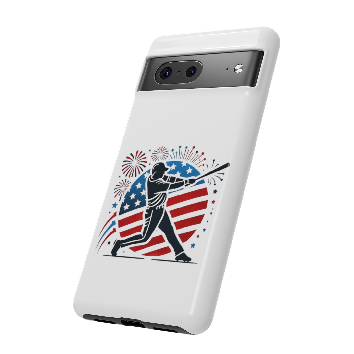 July 4th Baseball design Tough Cases