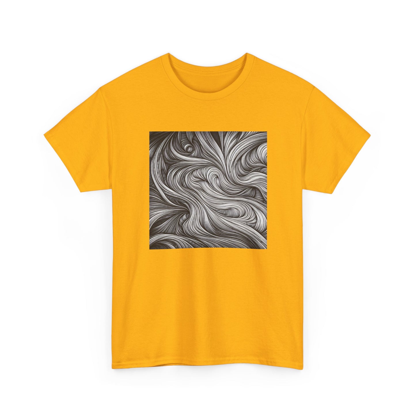 Flowing Lines: Art in Motion, Worn with Style T-Shirt