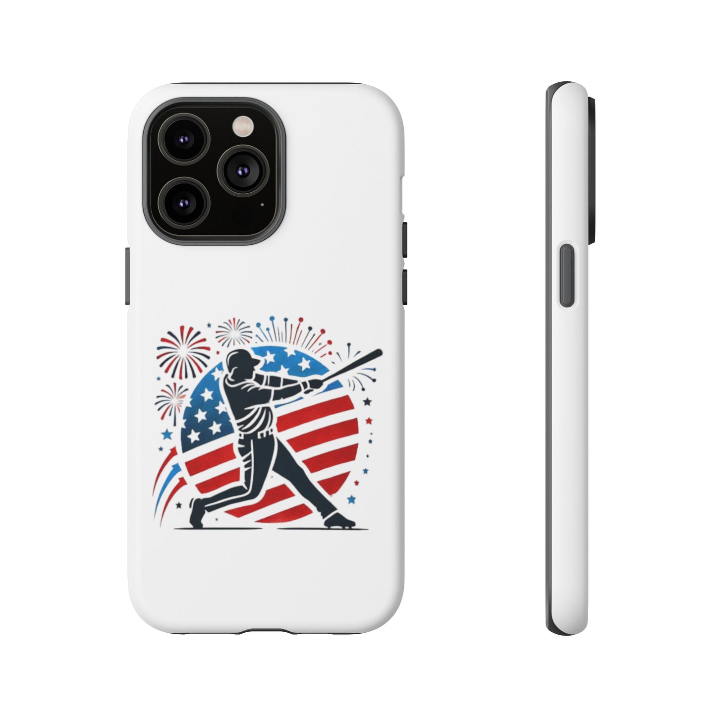 July 4th Baseball design Tough Cases