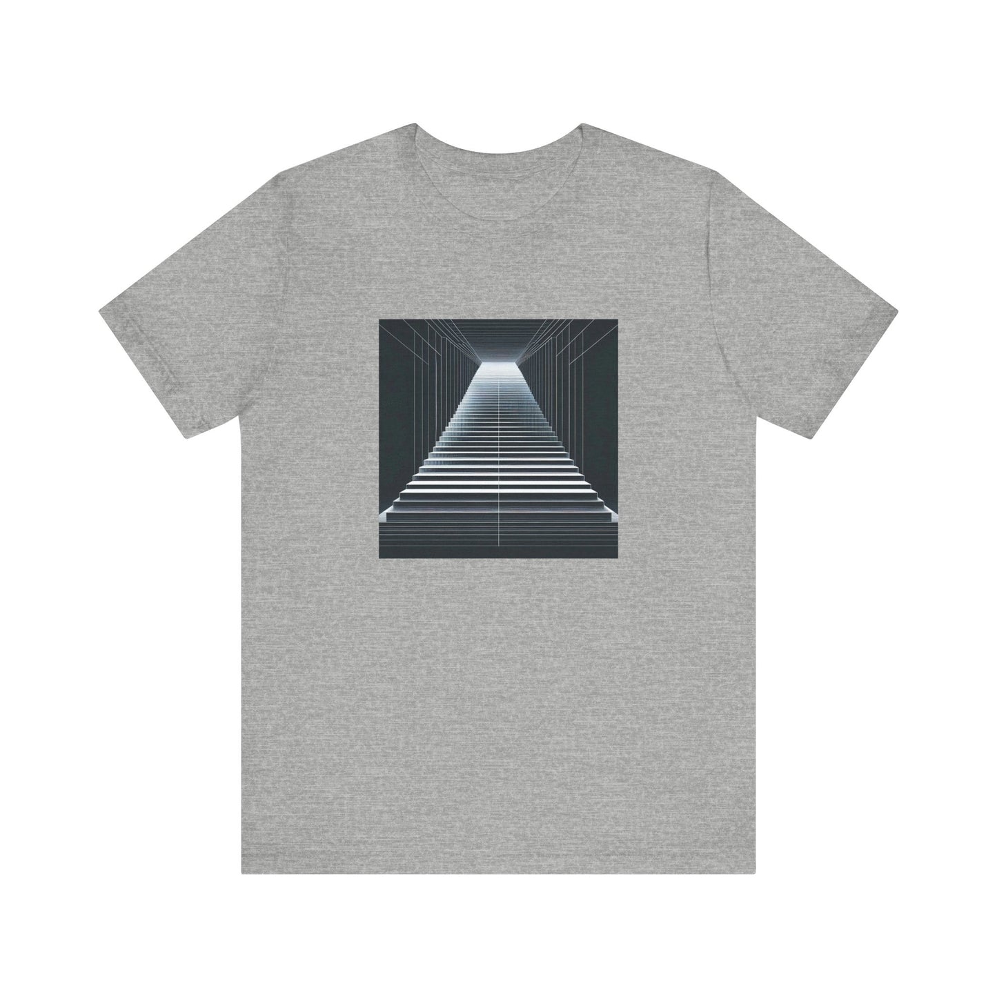 Steps into the Abyss: Vector Darkness Unveiled T-Shirt