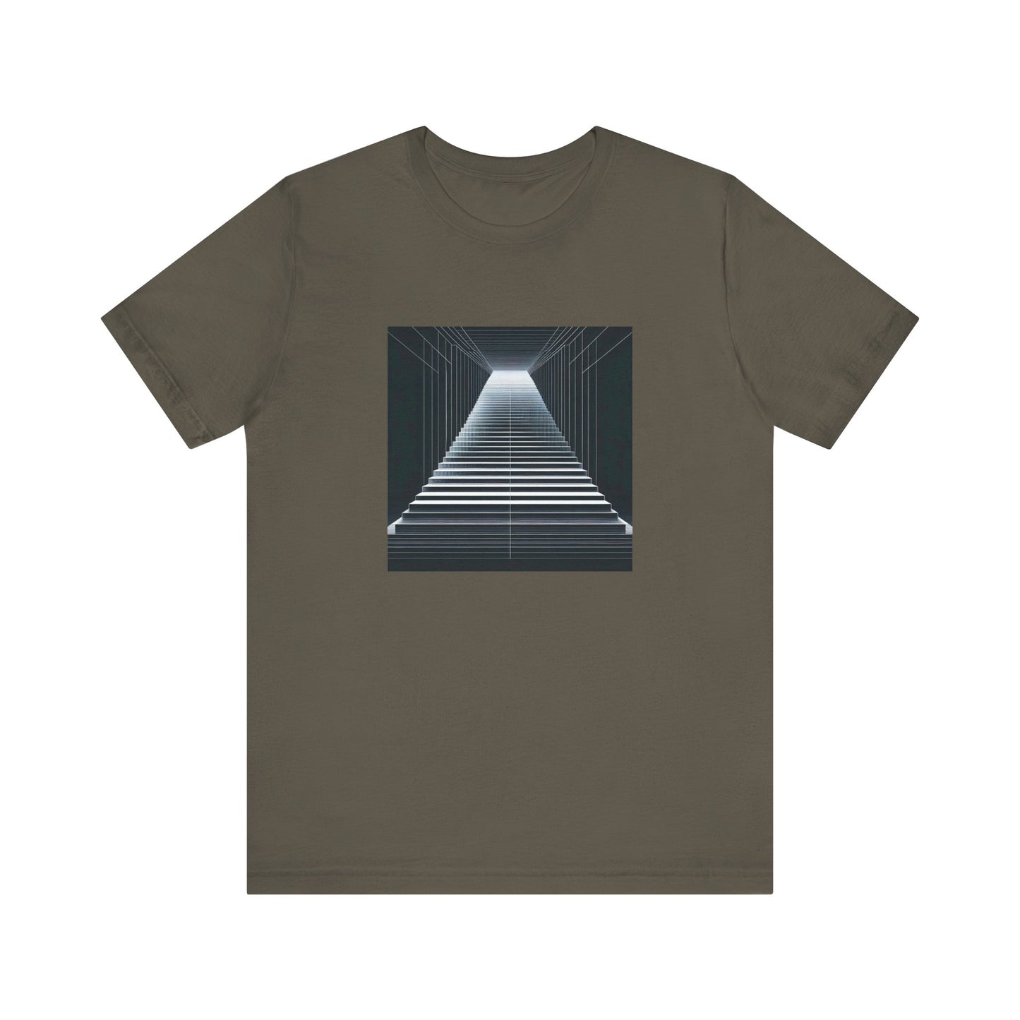 Steps into the Abyss: Vector Darkness Unveiled T-Shirt
