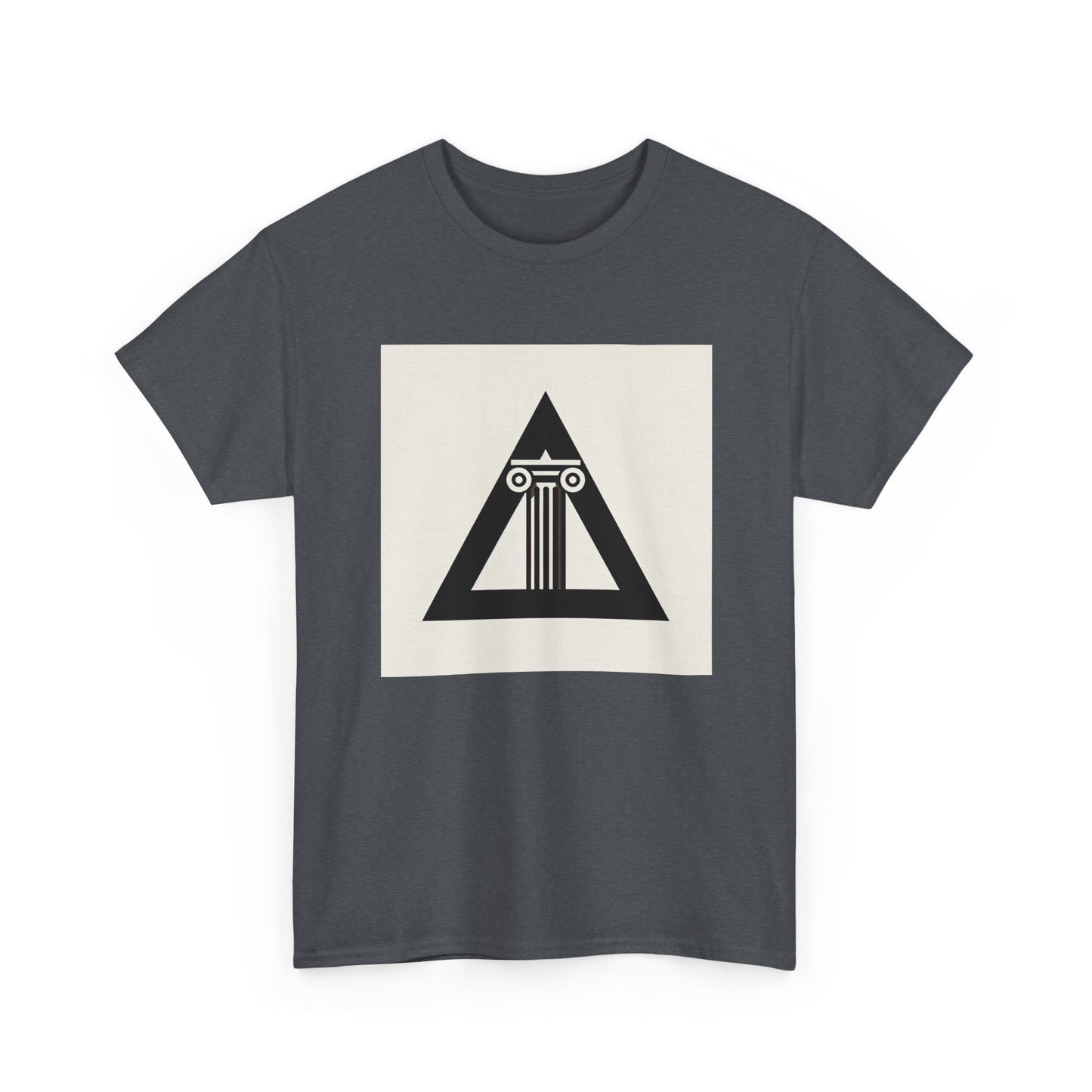Timeless Pillars: Ancient Strength in Modern Frames T-Shirt