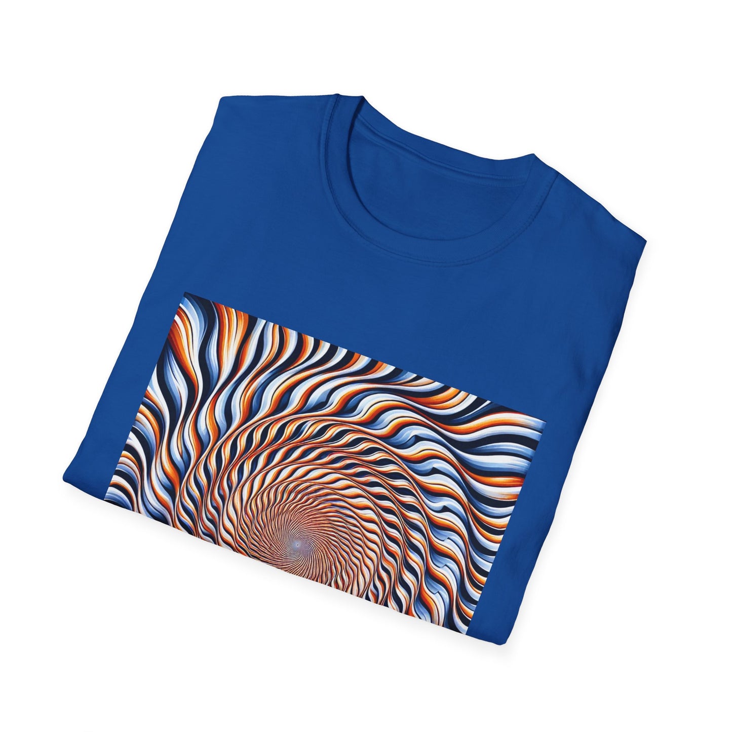 Sweet Swirl: Dive Into the Orange Illusion T-Shirt
