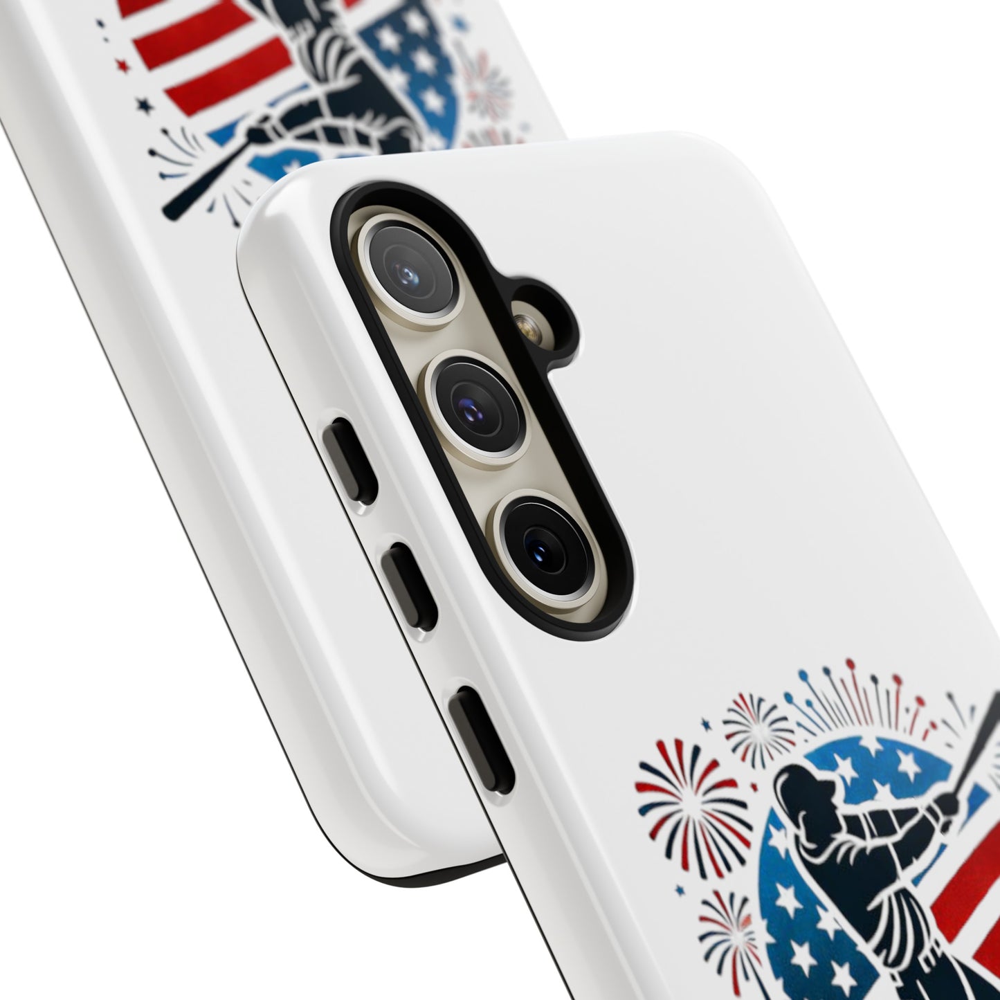 July 4th Baseball design Tough Cases