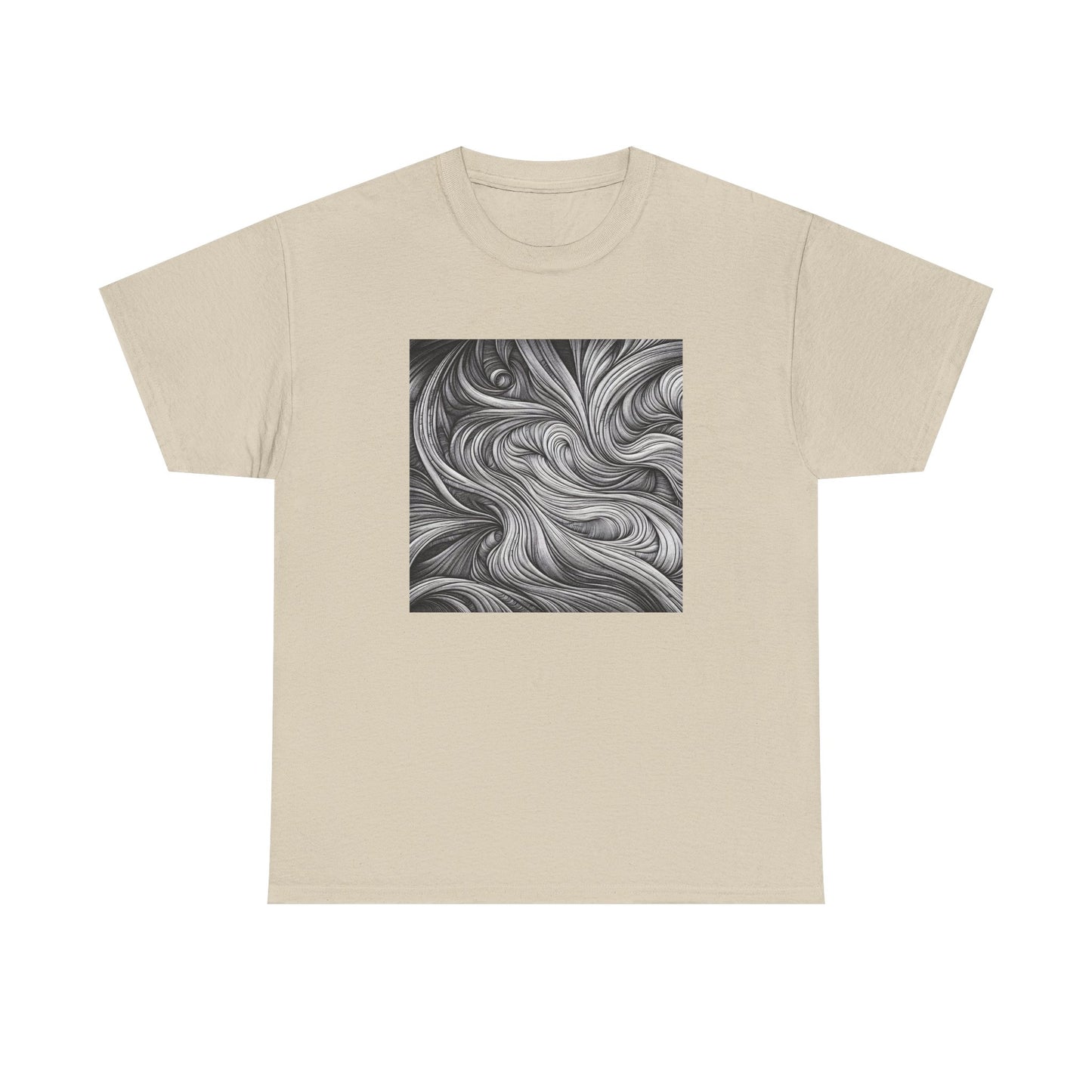 Flowing Lines: Art in Motion, Worn with Style T-Shirt