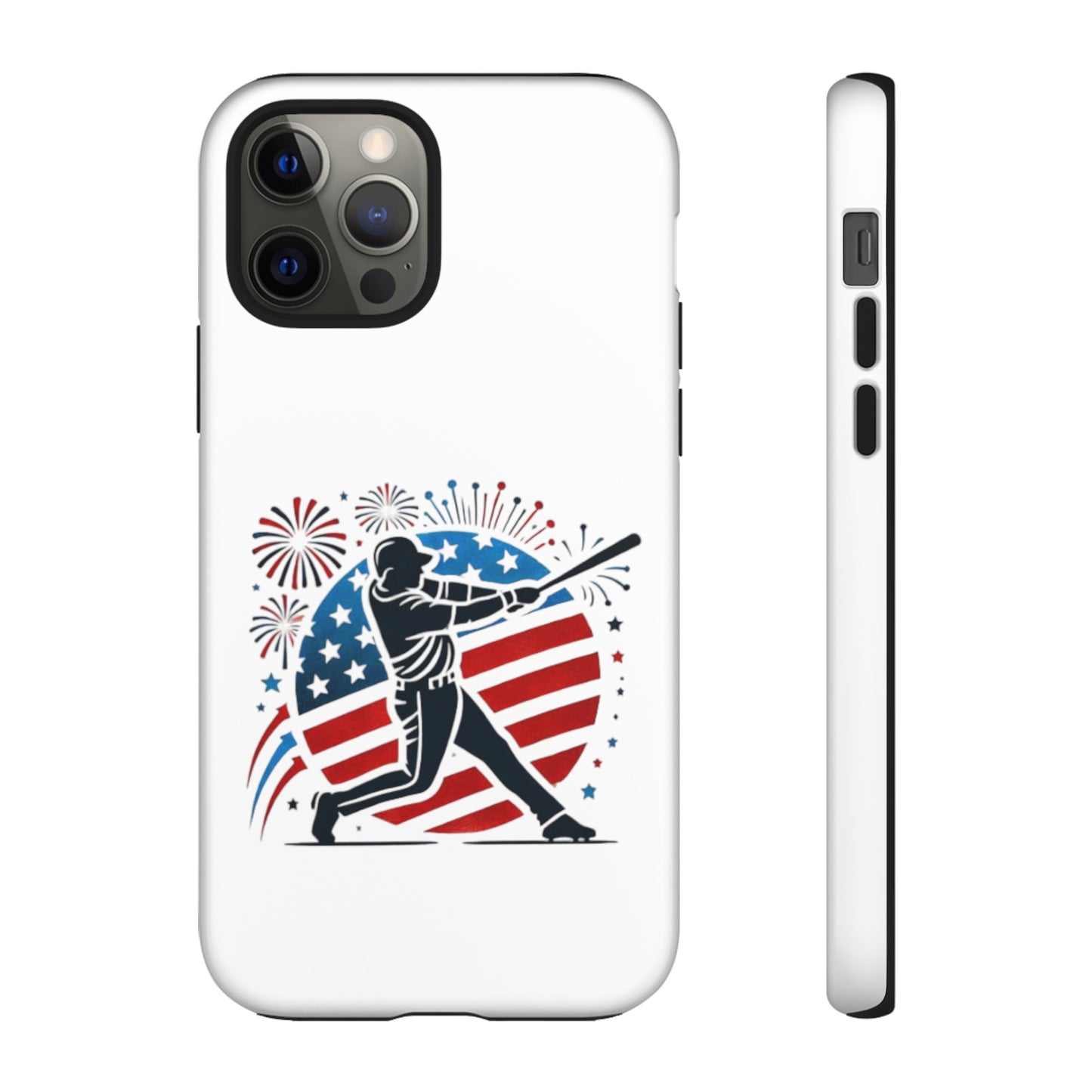 July 4th Baseball design Tough Cases