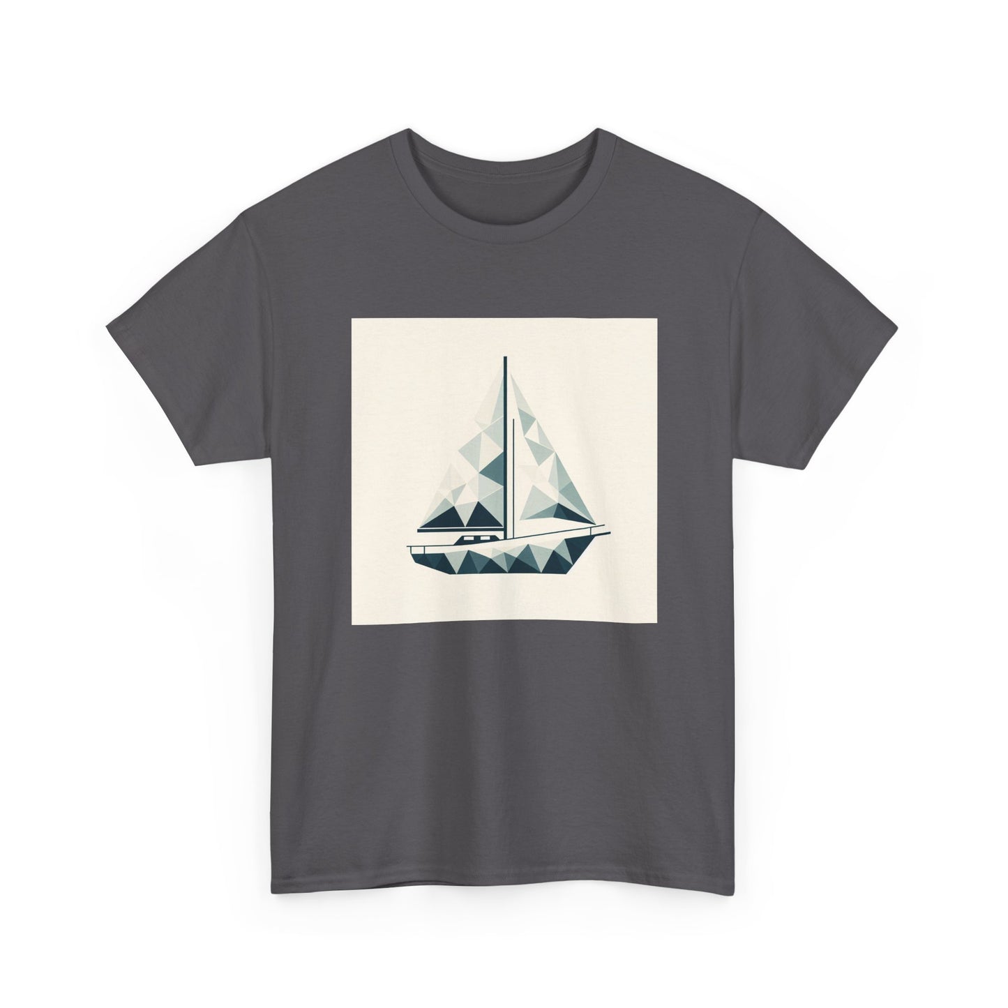 Sailing in Simplicity: Triangle Voyage Tee T-Shirt