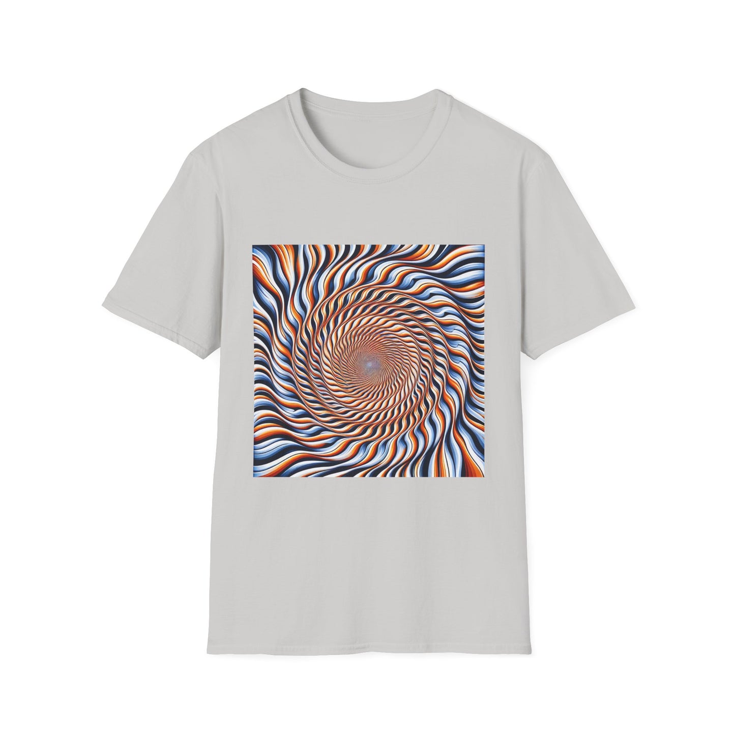 Sweet Swirl: Dive Into the Orange Illusion T-Shirt