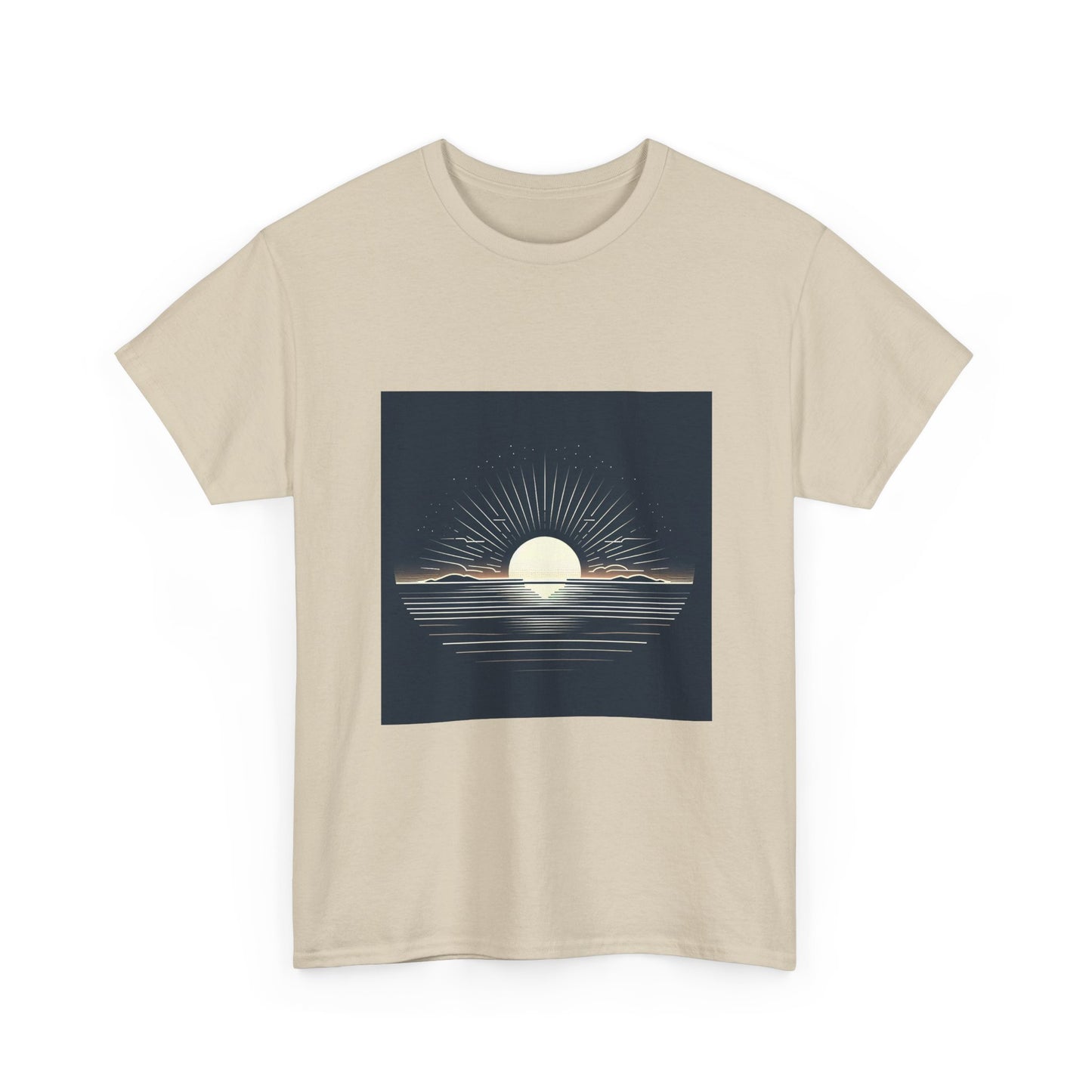 Rise and Shine: Horizon's Bold Vector Dawn T-Shirt