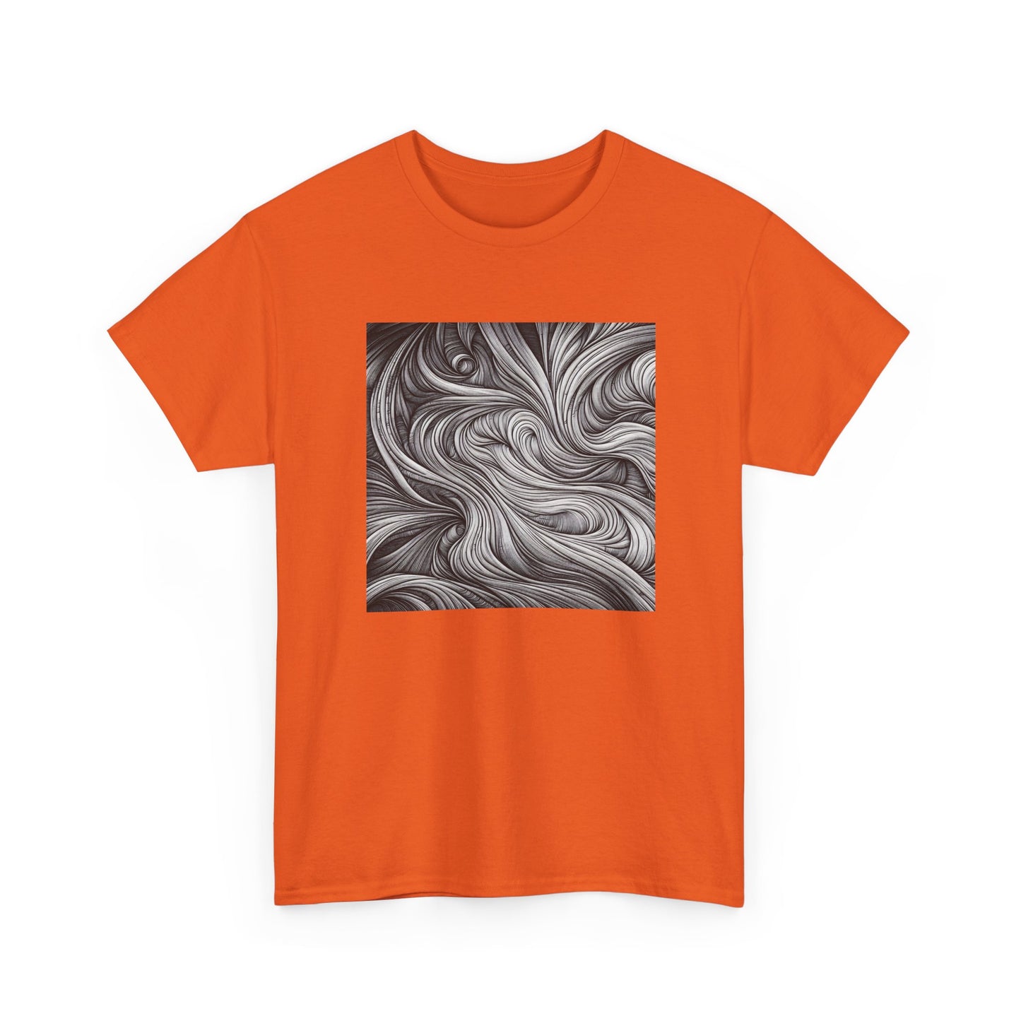 Flowing Lines: Art in Motion, Worn with Style T-Shirt