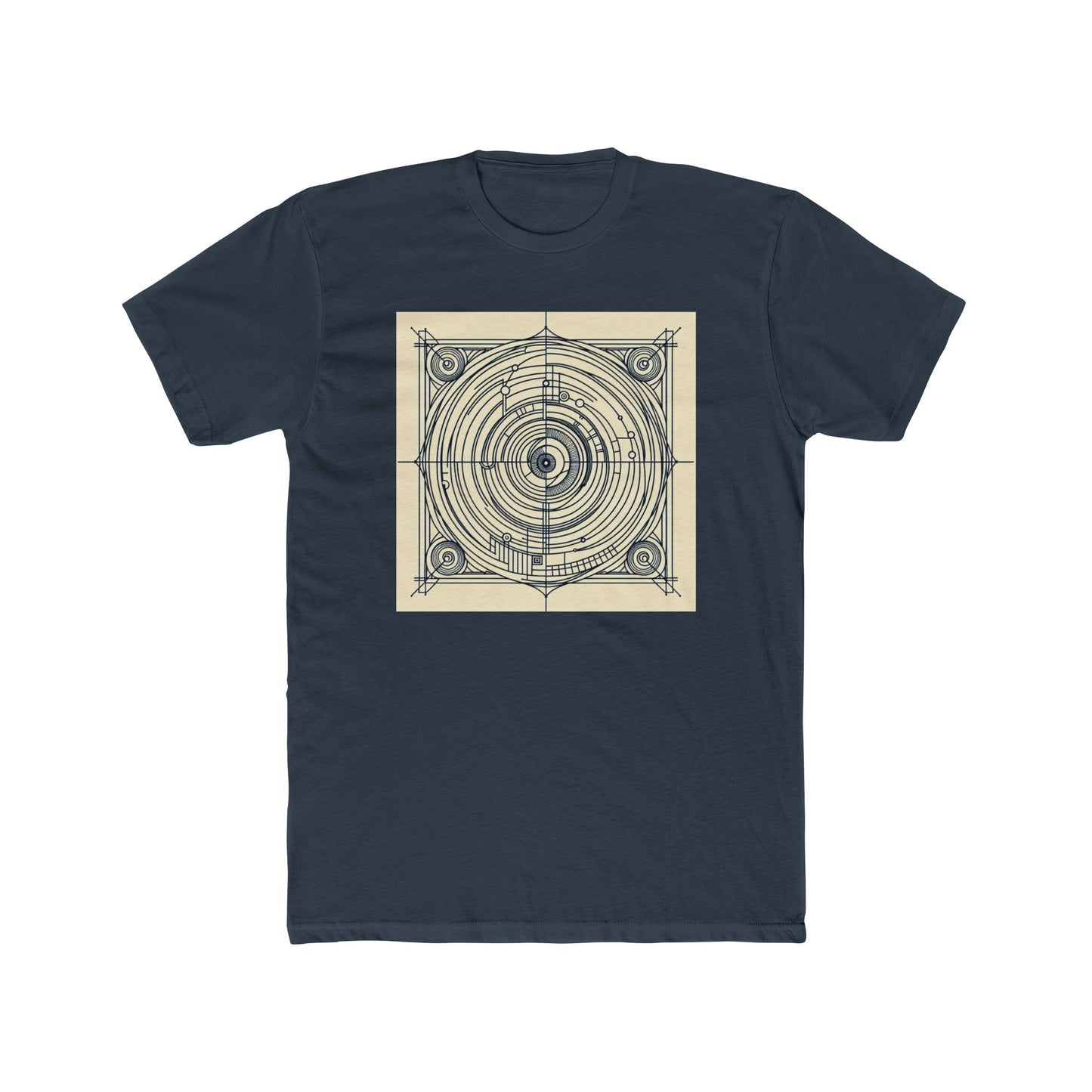 Spiral Symmetry: Geometry's Twirl on Your Tee T-Shirt