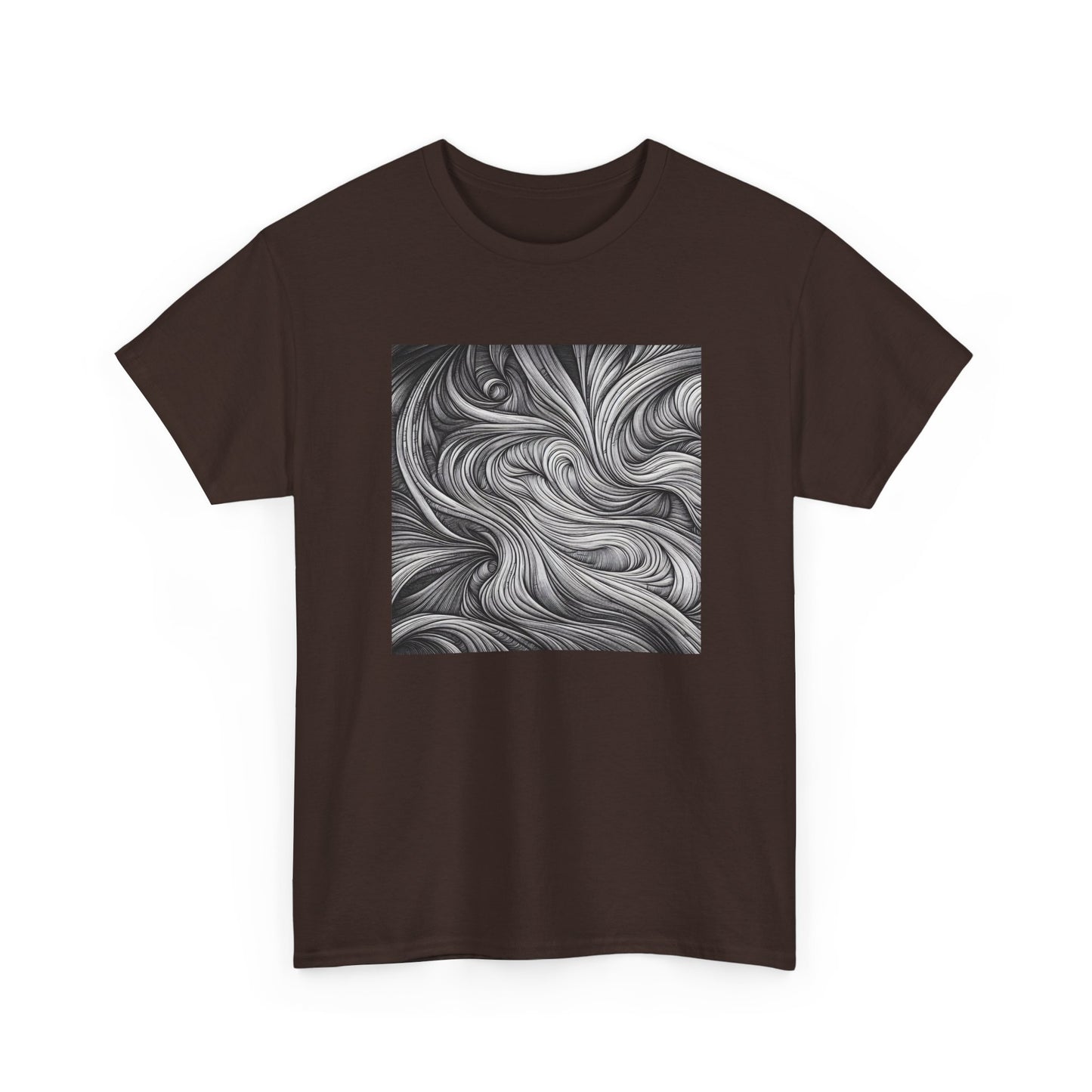 Flowing Lines: Art in Motion, Worn with Style T-Shirt