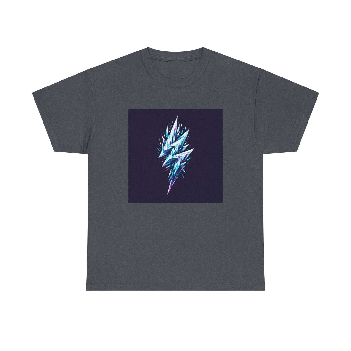 Shattered Thunder: Geometric Bolt Tee T-Shirt