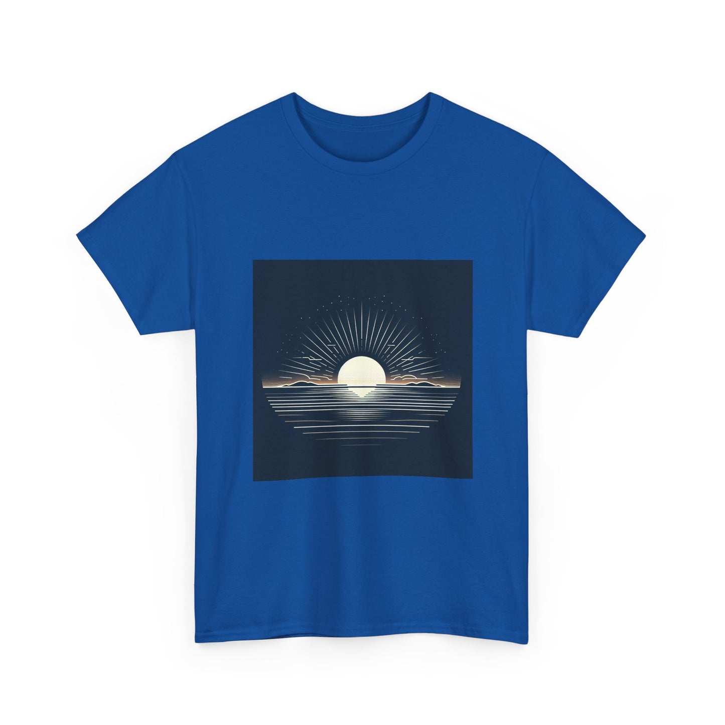 Rise and Shine: Horizon's Bold Vector Dawn T-Shirt
