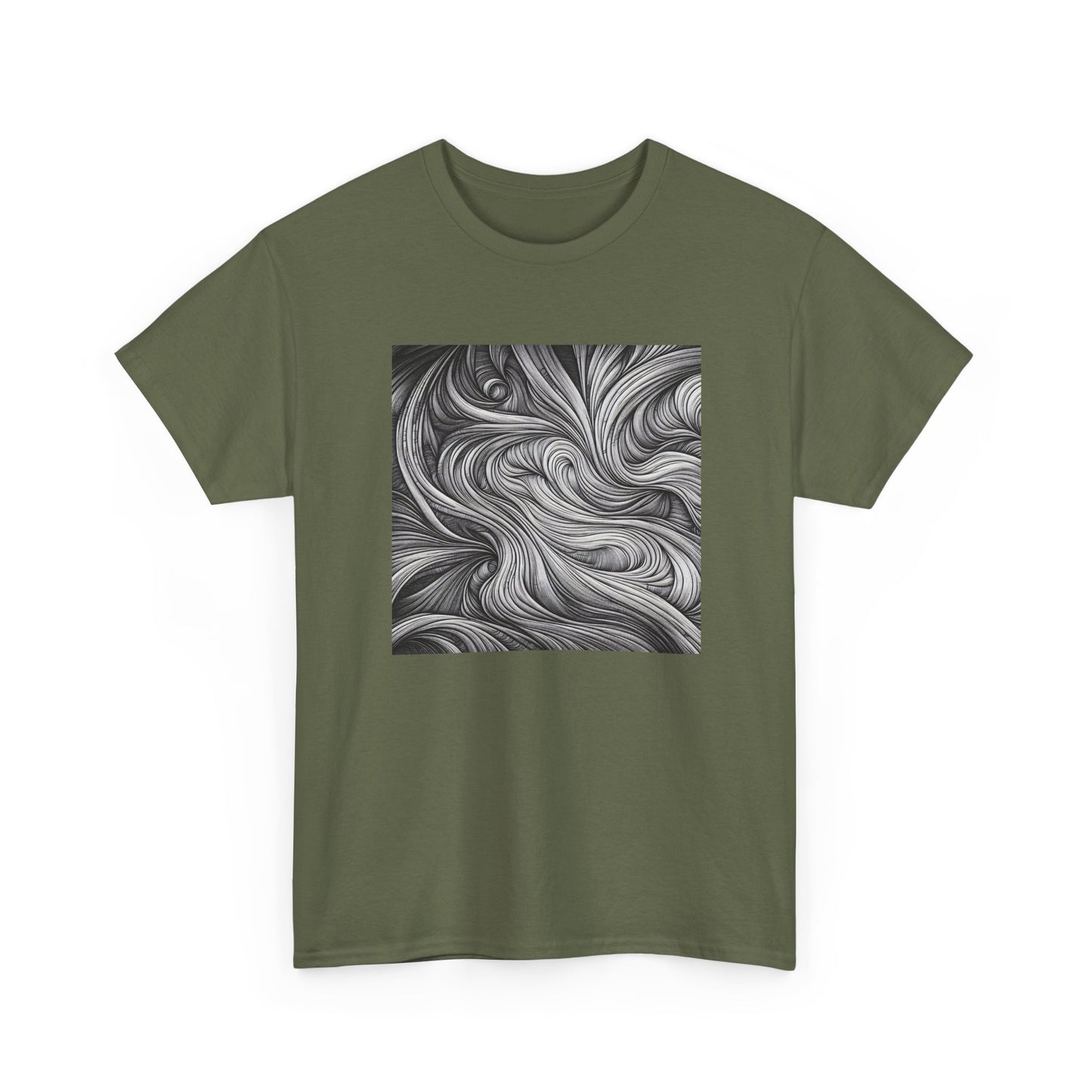 Flowing Lines: Art in Motion, Worn with Style T-Shirt