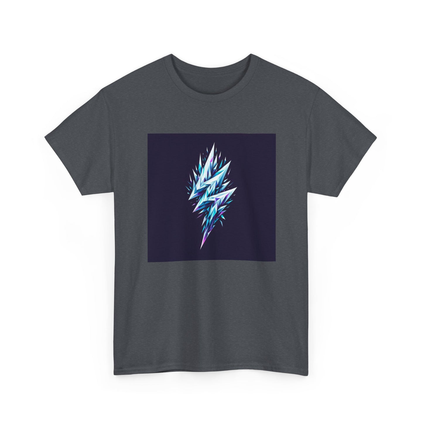 Shattered Thunder: Geometric Bolt Tee T-Shirt