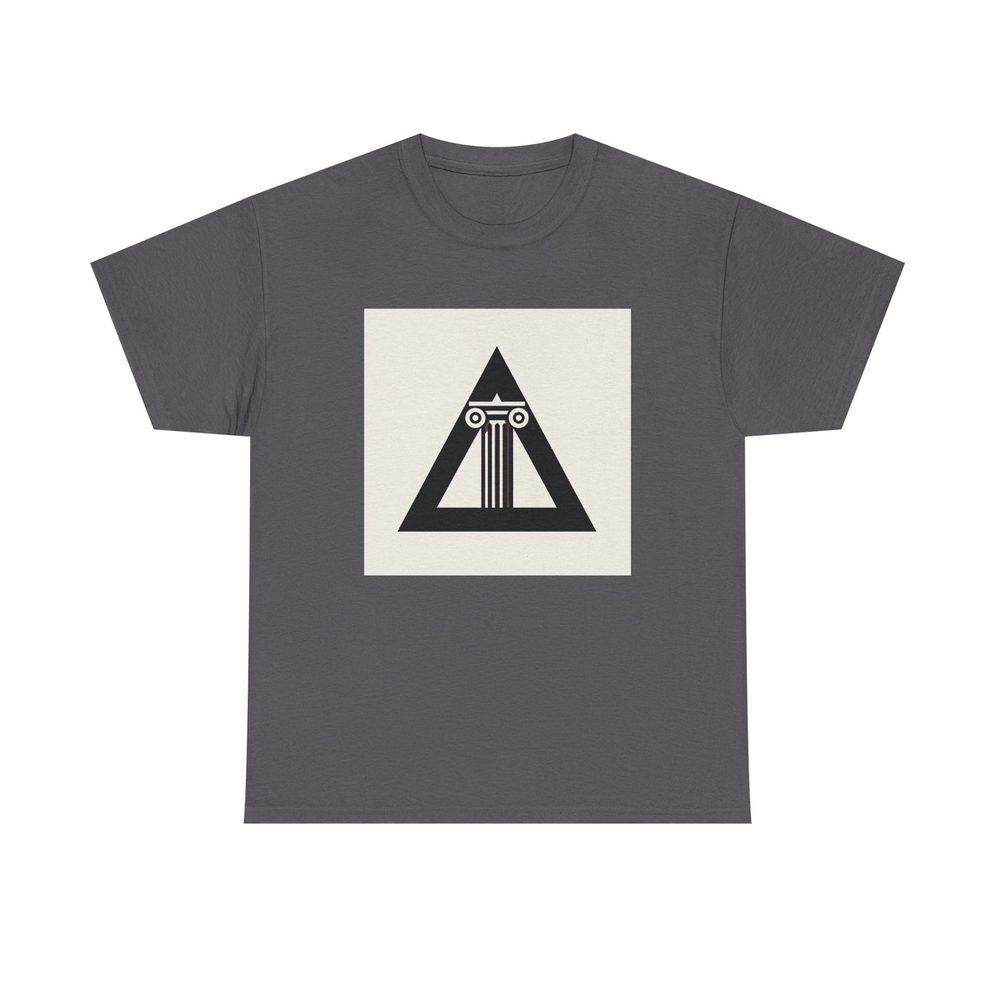 Timeless Pillars: Ancient Strength in Modern Frames T-Shirt