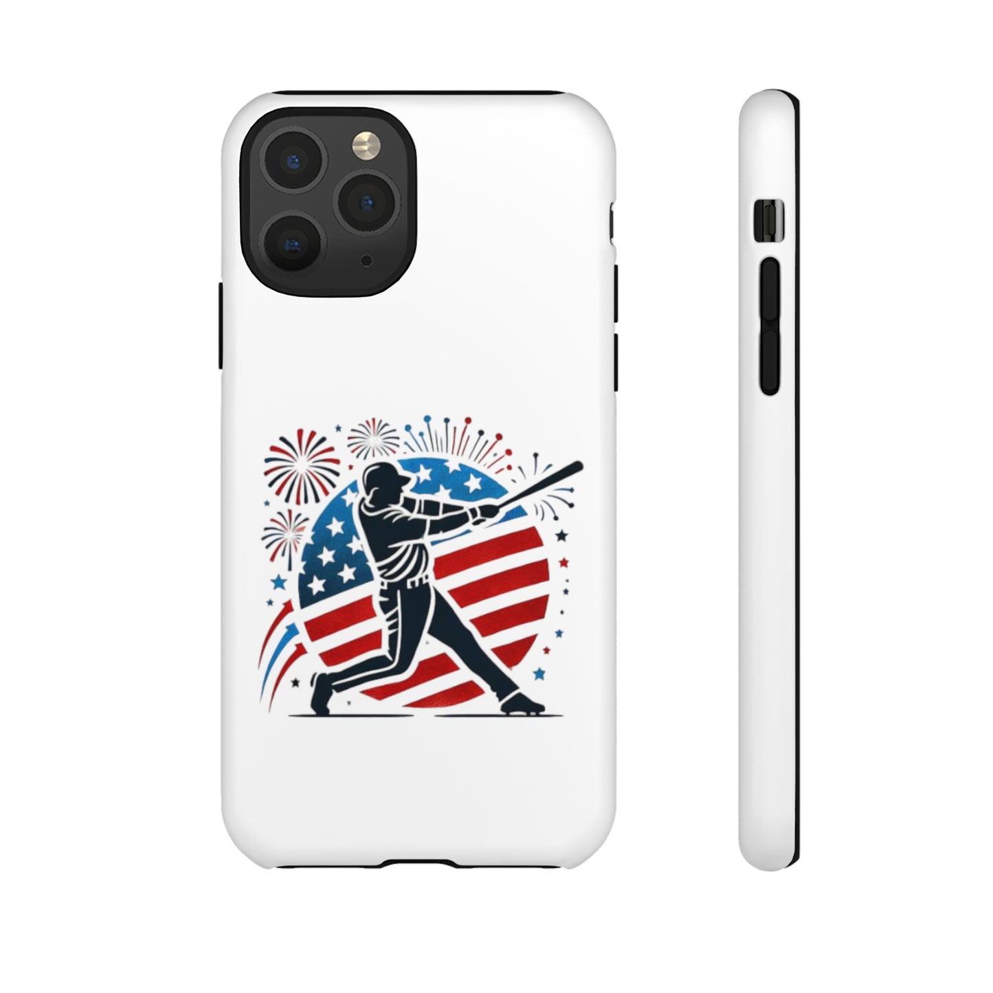 July 4th Baseball design Tough Cases