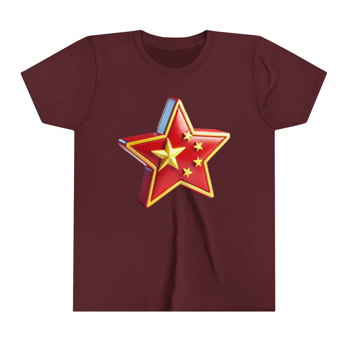 China flag Design(Youth Short Sleeve Tee)