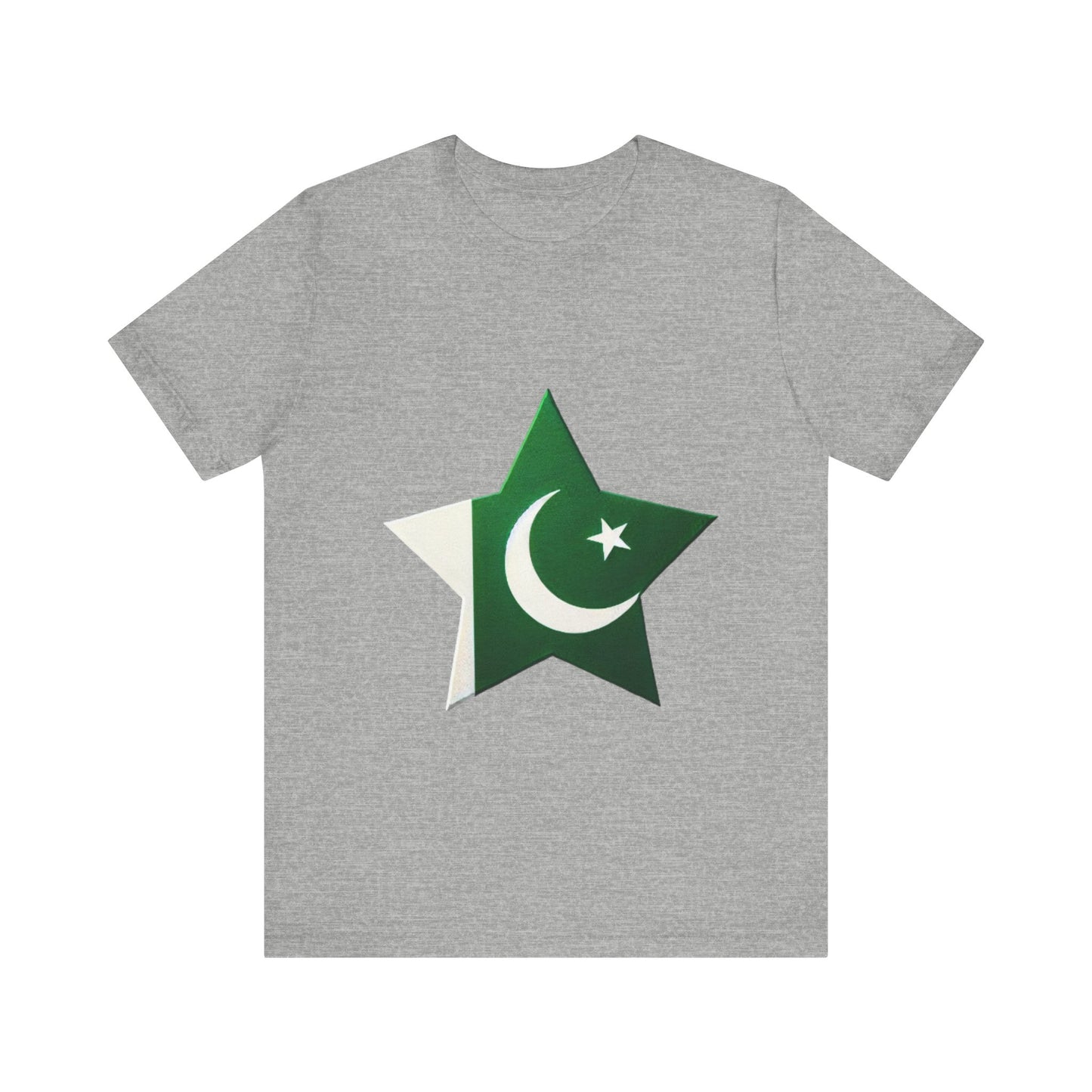 Pakistan flag design [Unisex Jersey Short Sleeve Tee]