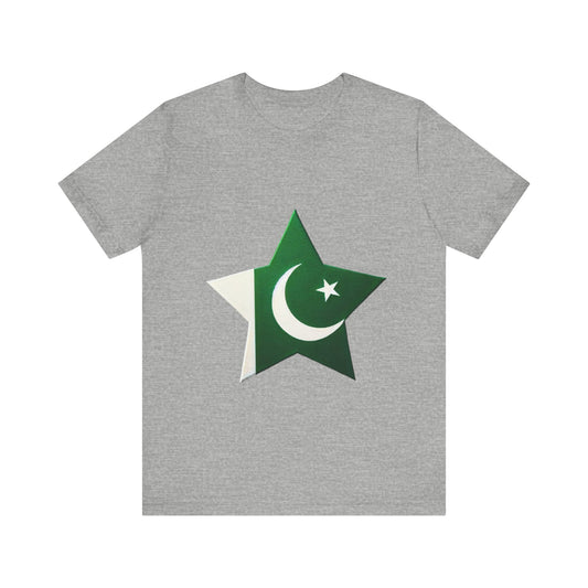 Pakistan flag design [Unisex Jersey Short Sleeve Tee]