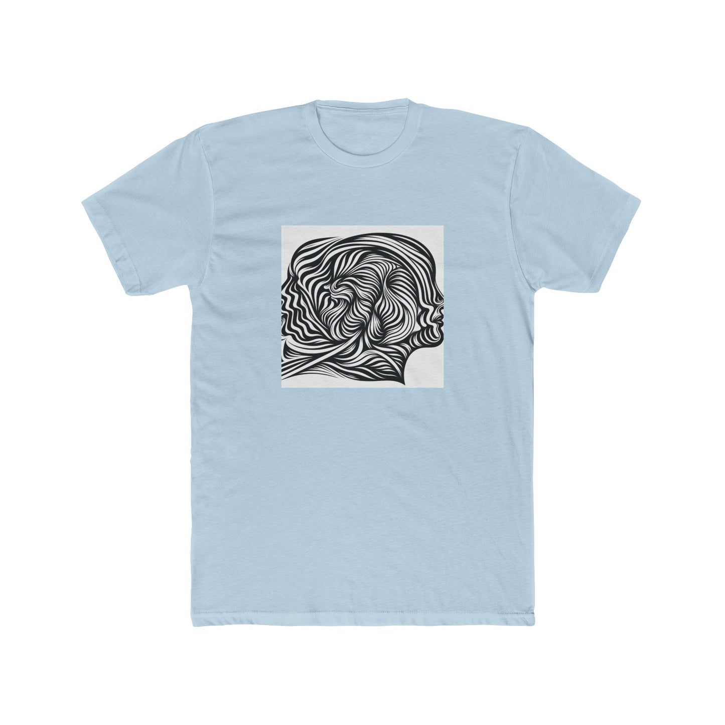 Lines in Motion: Illusionary Stripes T-Shirt Design T-Shirt