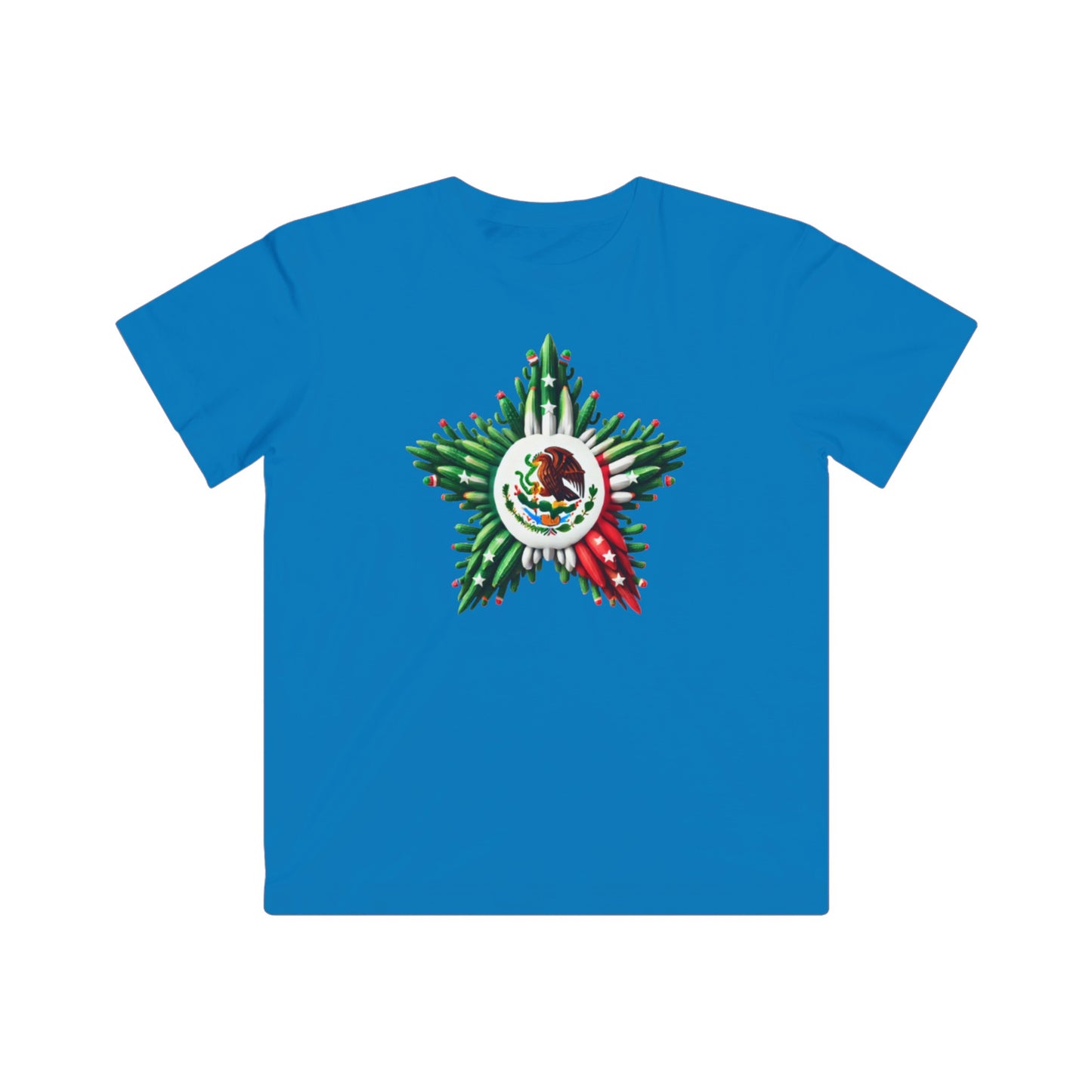Mexican flag Design [Kids Fine Jersey Tee]