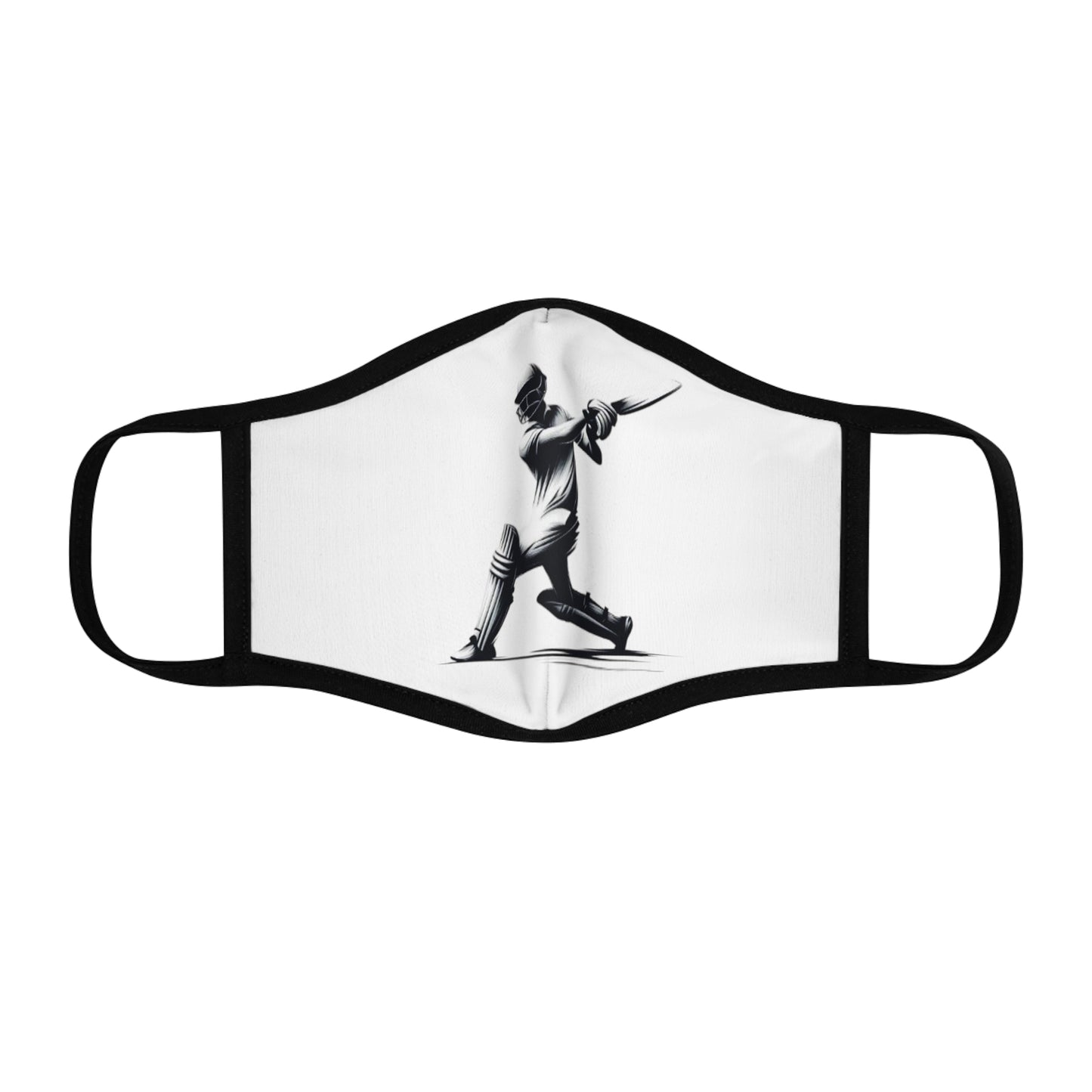 Cricket Design [Fitted Polyester Face Mask]