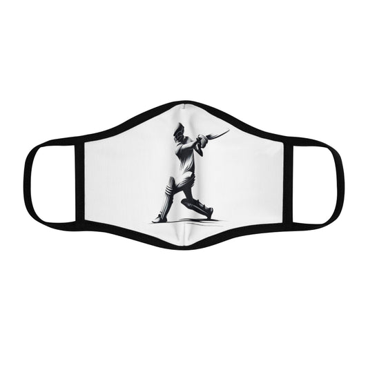 Cricket Design [Fitted Polyester Face Mask]