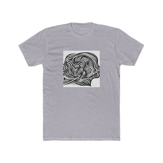 Lines in Motion: Illusionary Stripes T-Shirt Design T-Shirt