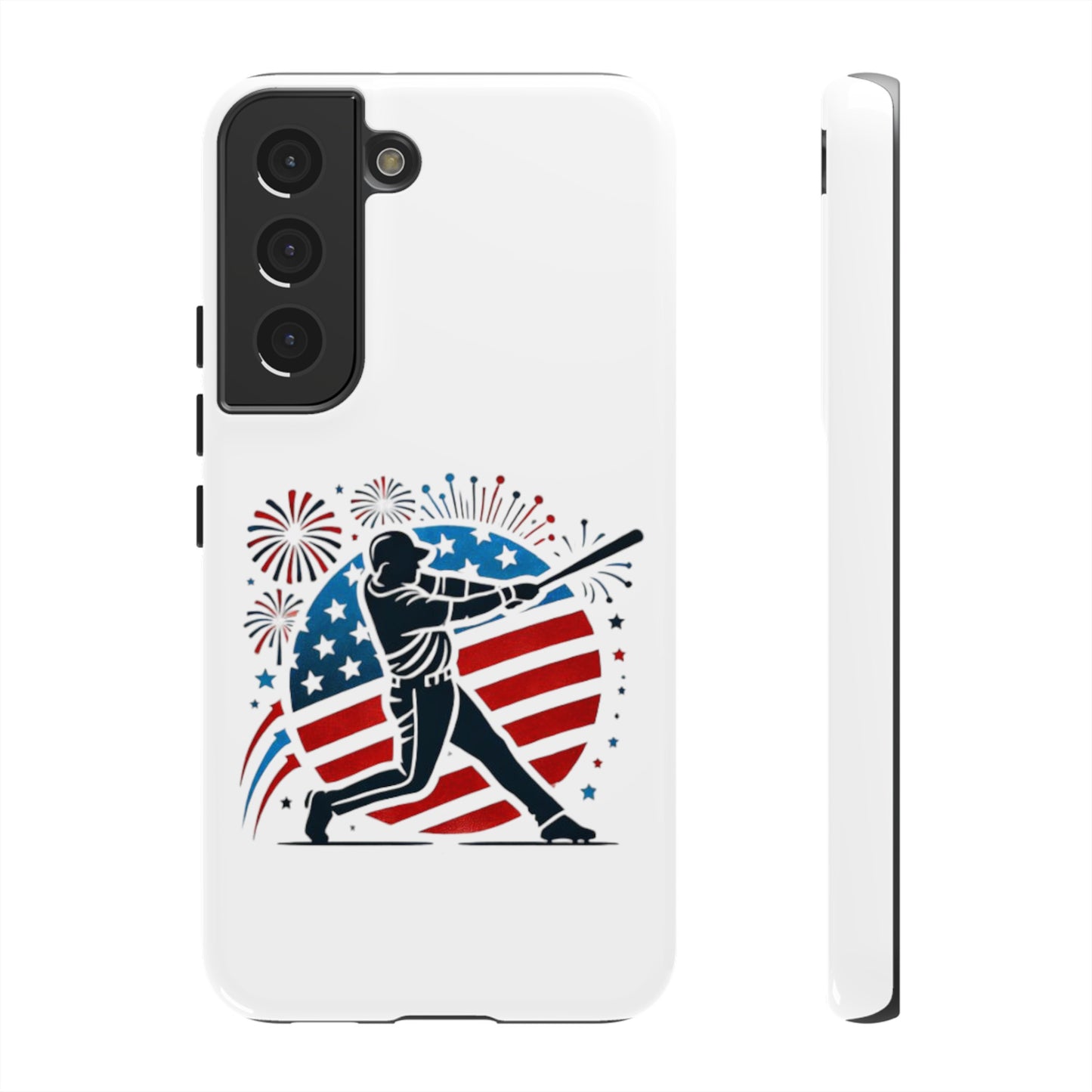July 4th Baseball design Tough Cases