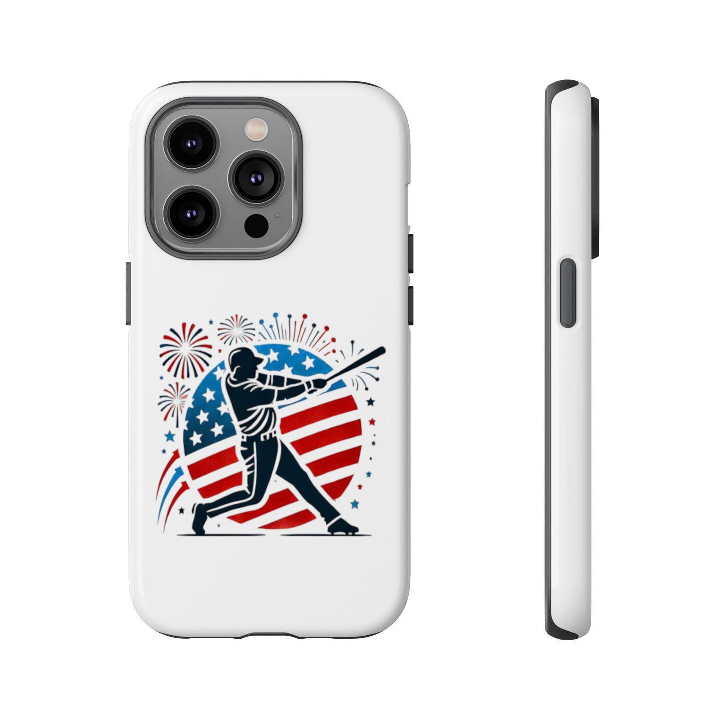 July 4th Baseball design Tough Cases