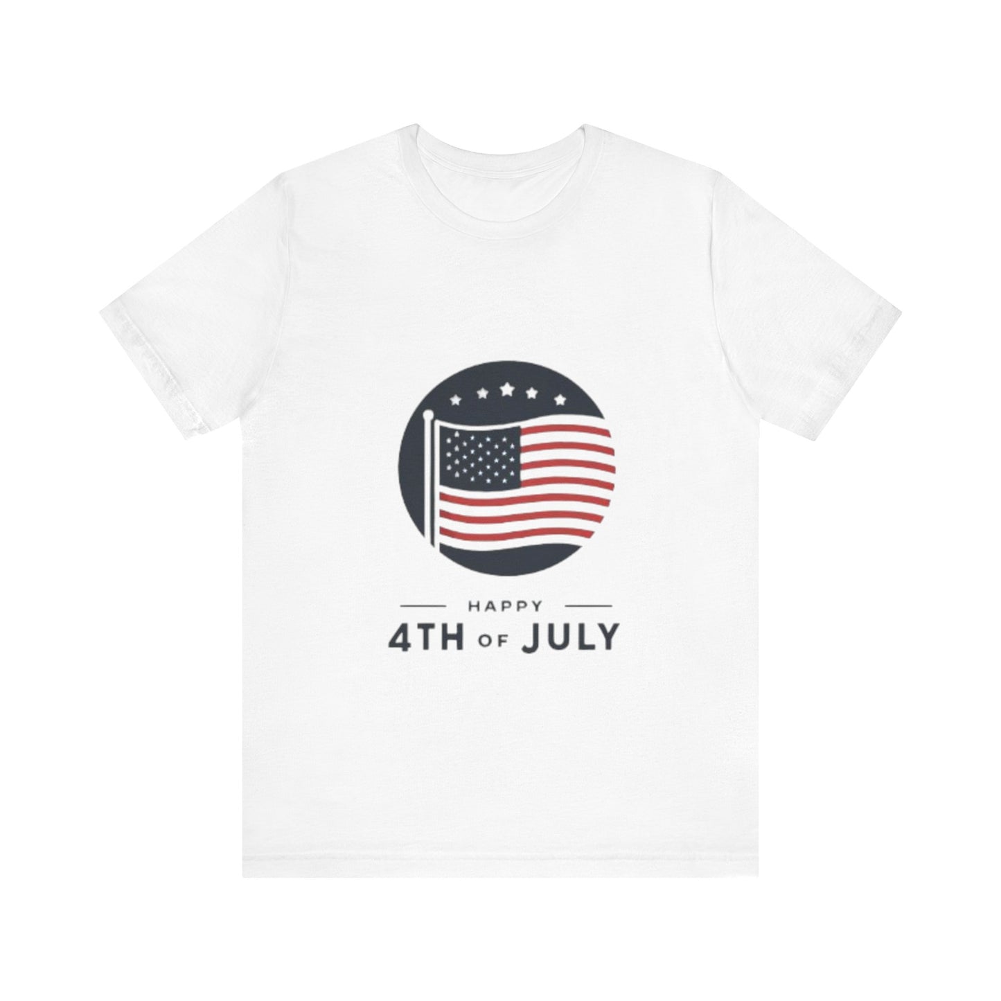 July 4th Indepence day Design [Unisex Jersey Short Sleeve Tee]