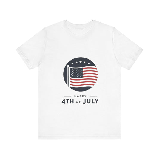July 4th Indepence day Design [Unisex Jersey Short Sleeve Tee]